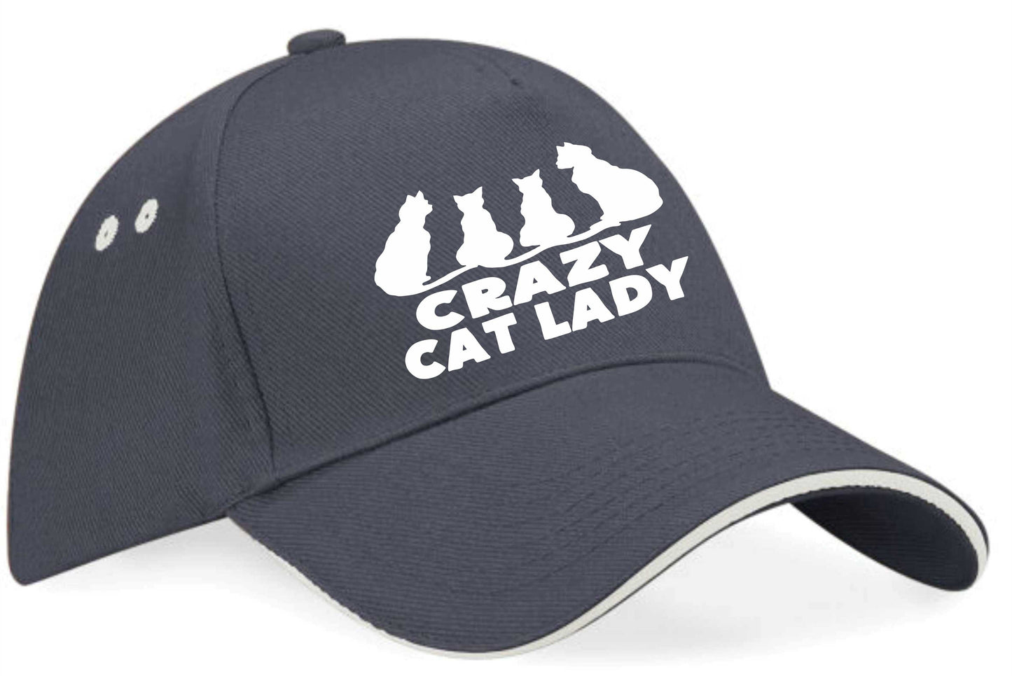 Crazy Cat Lady Baseball Cap Cat Lovers Birthday Gift For Women