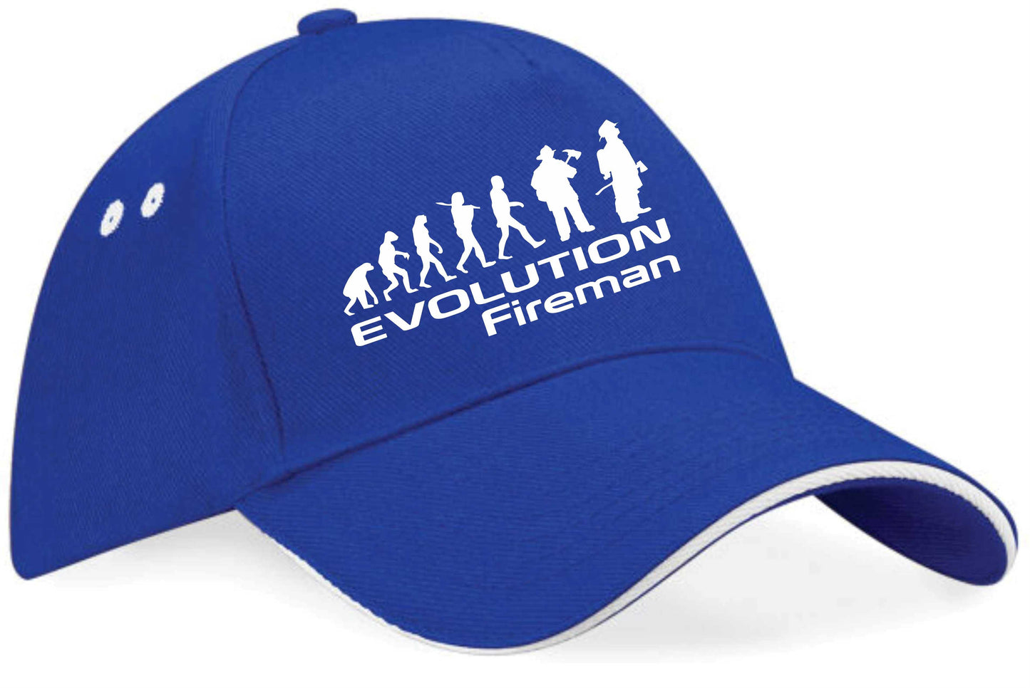 Evolution Of A Fireman Baseball Cap Birthday Gift For Men & Women
