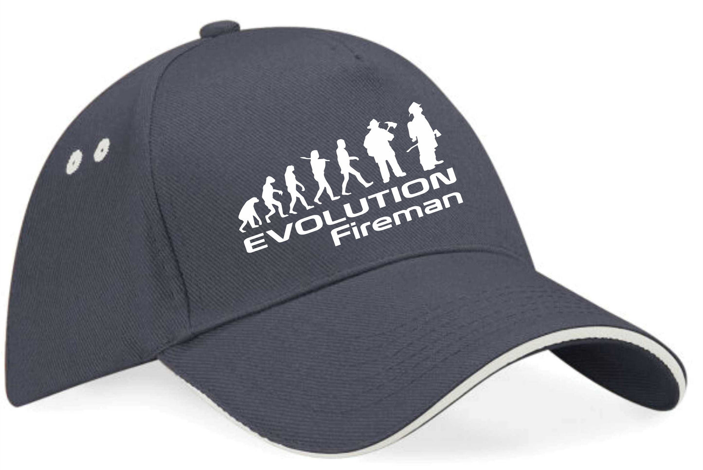 Evolution Of A Fireman Baseball Cap Birthday Gift For Men & Women