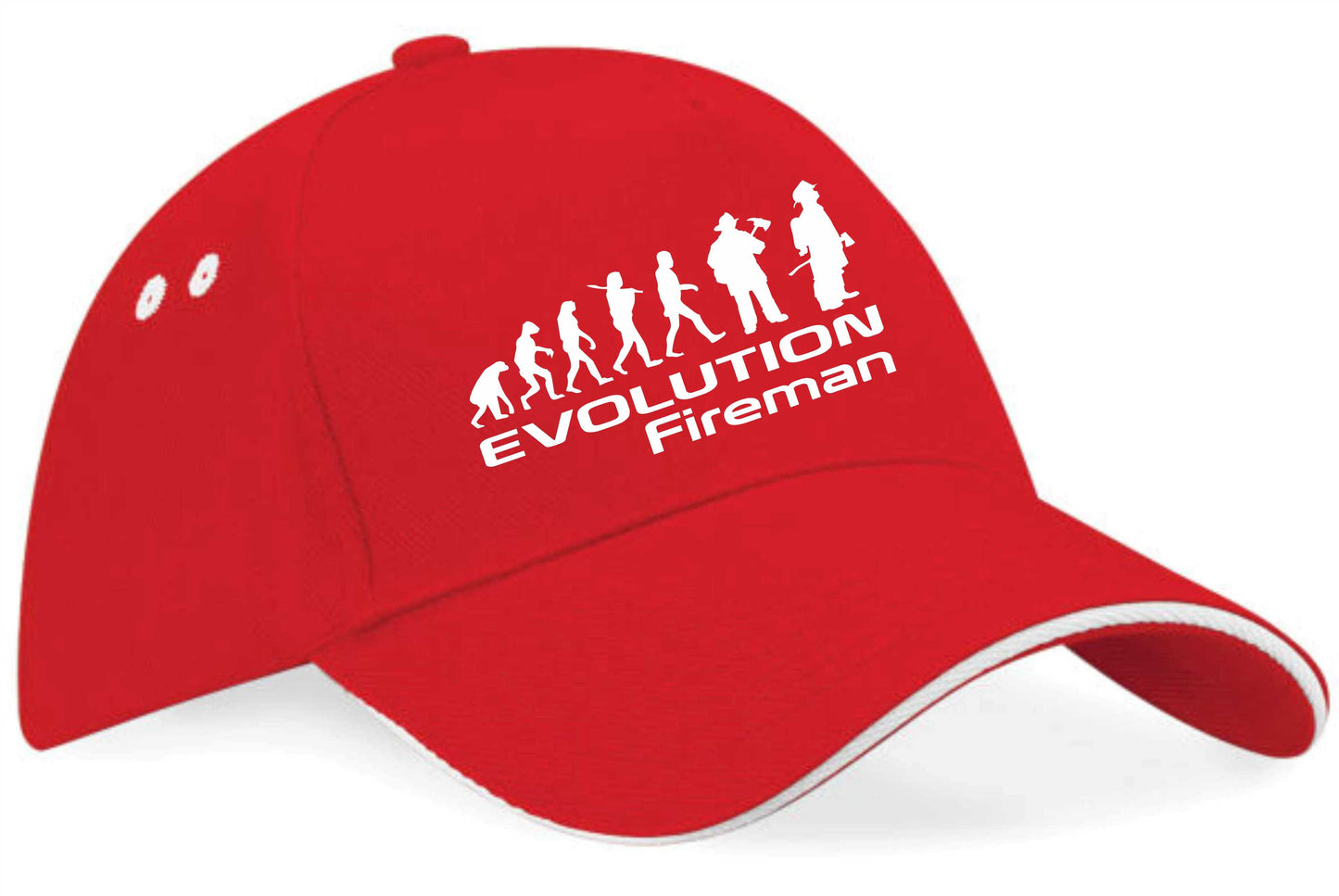 Evolution Of A Fireman Baseball Cap Birthday Gift For Men & Women