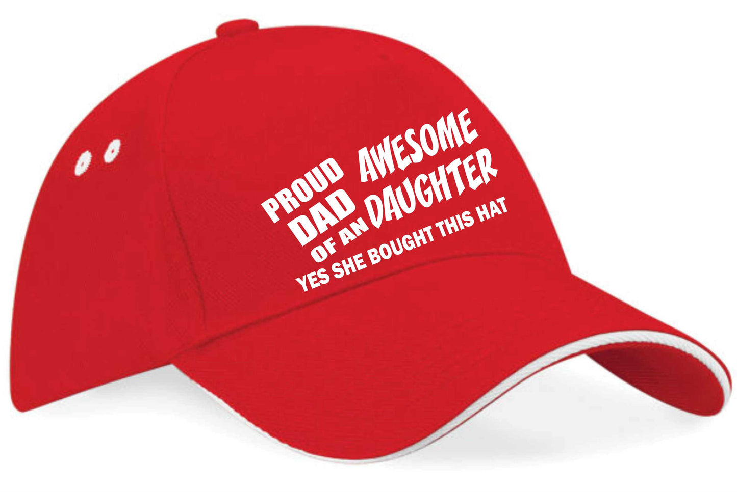 Proud Dad Of Daughter Baseball Cap Father's Day Birthday Gift For Men