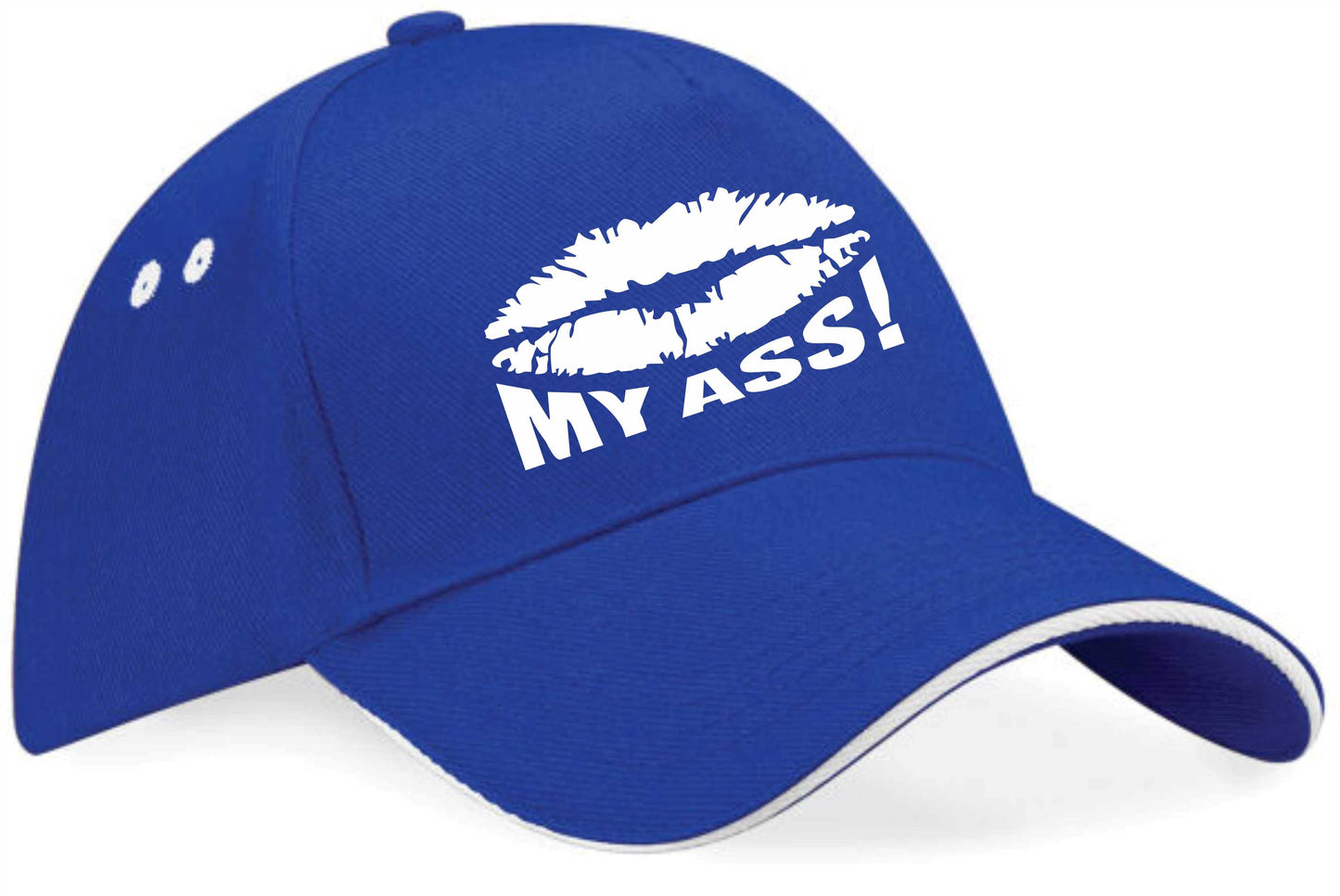Kiss My Ass Baseball Cap Funny Slogan Birthday Gift For Men & Ladies