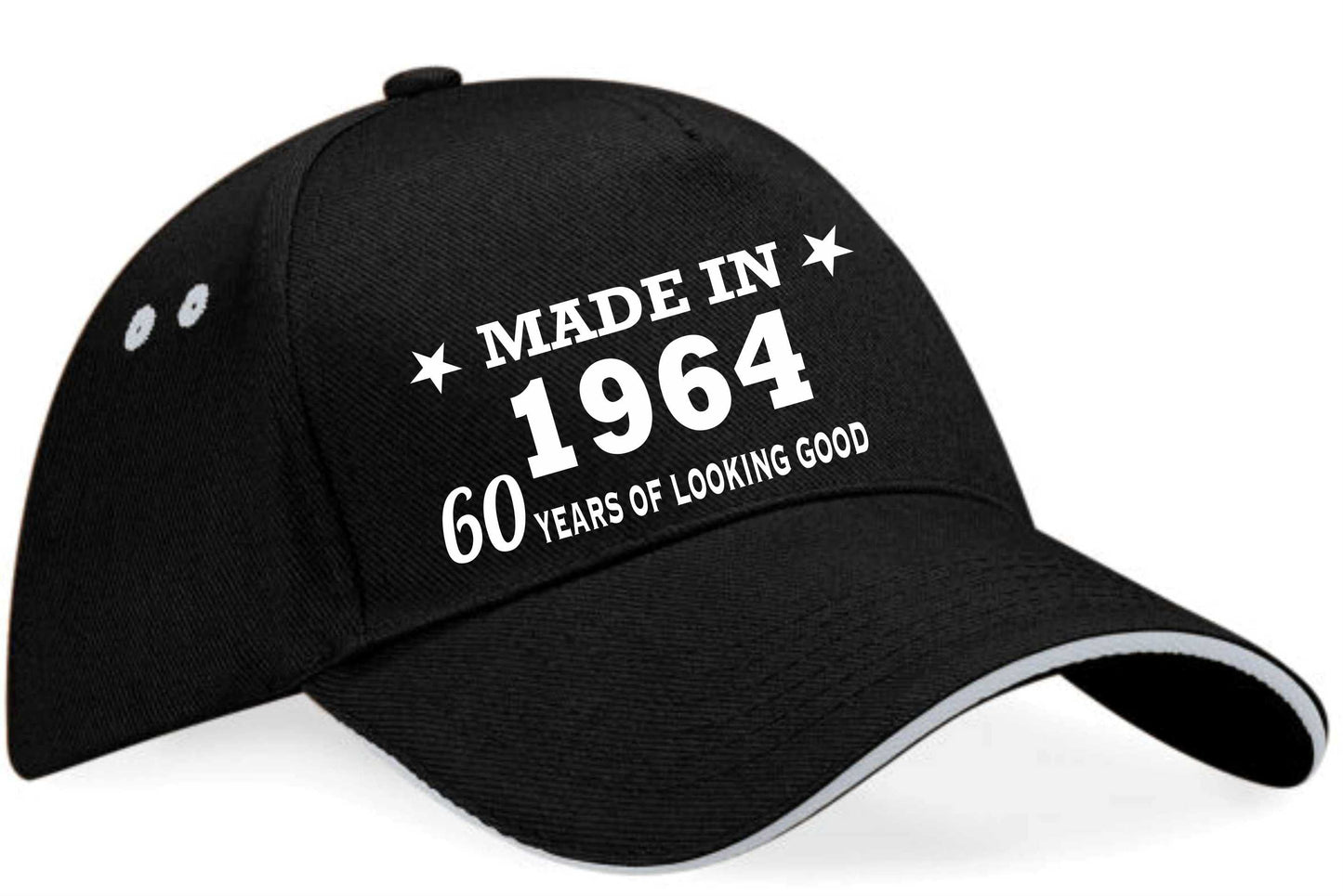 Made in 1964 60th Birthday Baseball Cap 60 Year Old Gift For Men & Ladies