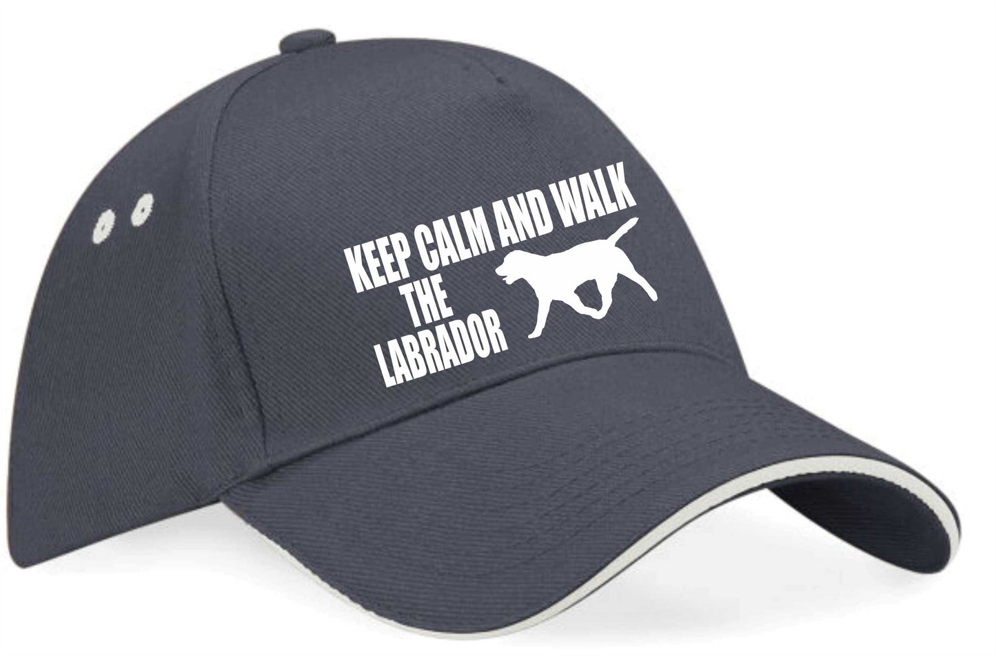 Keep Calm Walk The Labrador Baseball Cap Dog Lovers Gift For Men & Ladies