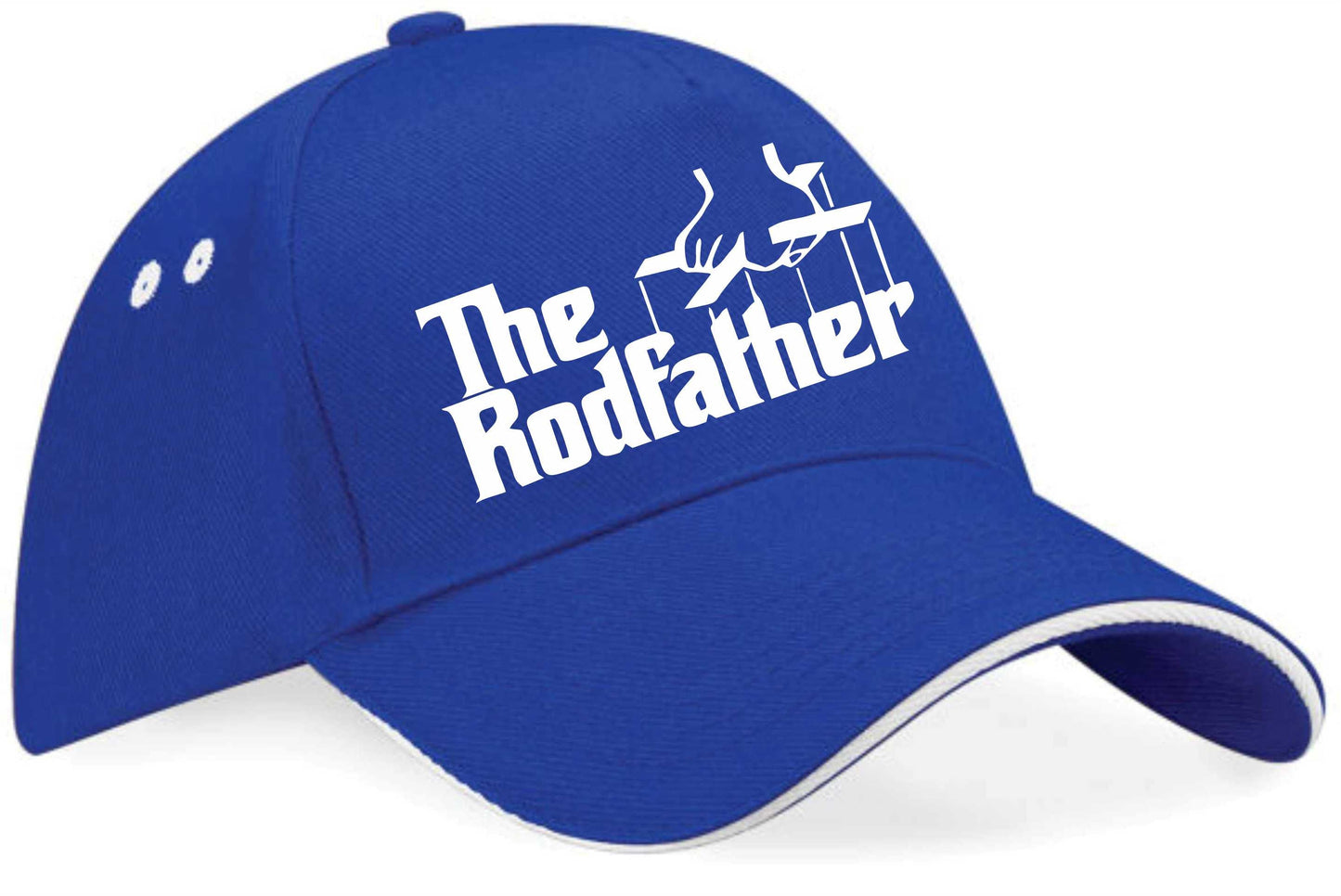 The Rodfather Baseball Cap Fisherman Fishing Gift For Men & Ladies