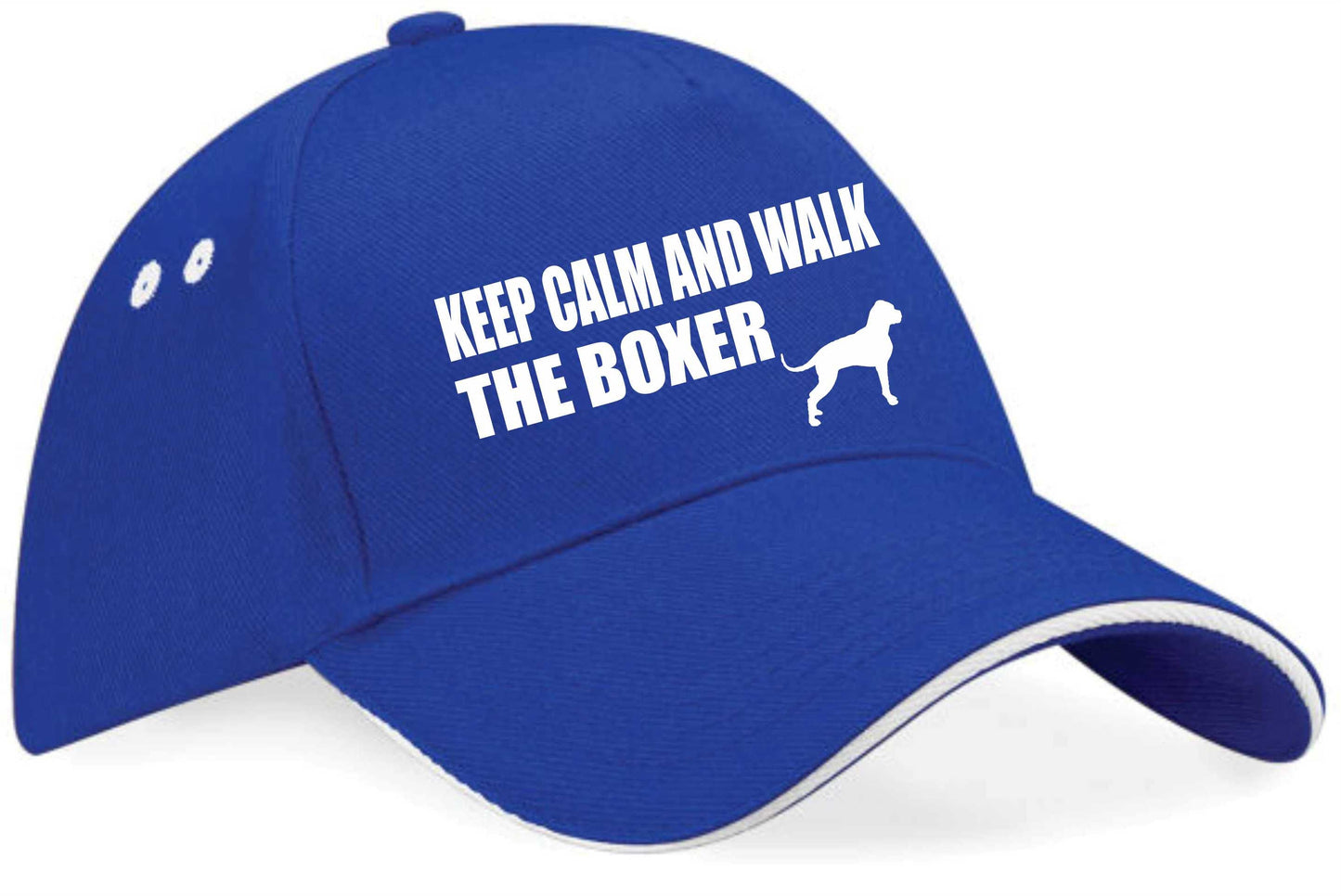 Keep Calm Walk The Boxer Baseball Cap Dog Lovers Gift For Men & Ladies