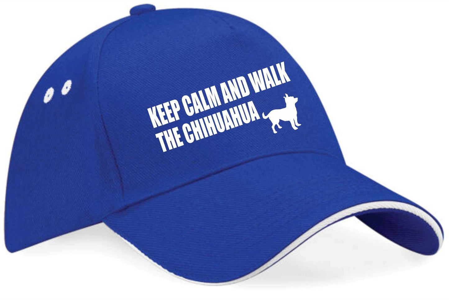 Keep Calm Walk The Chihuahua Baseball Cap Dog Lovers Gift For Men & Ladies