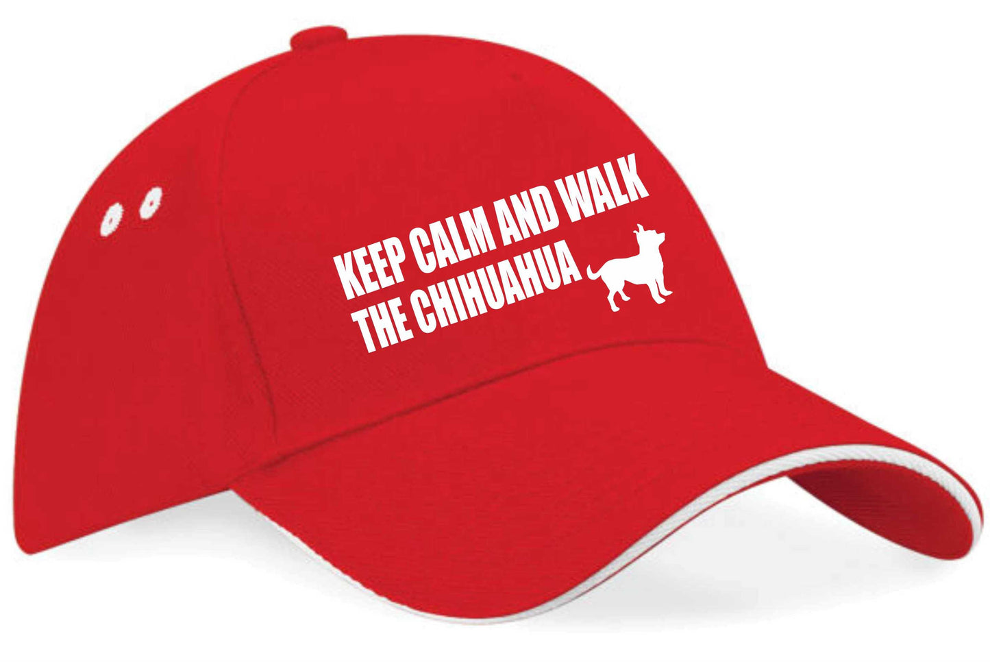 Keep Calm Walk The Chihuahua Baseball Cap Dog Lovers Gift For Men & Ladies