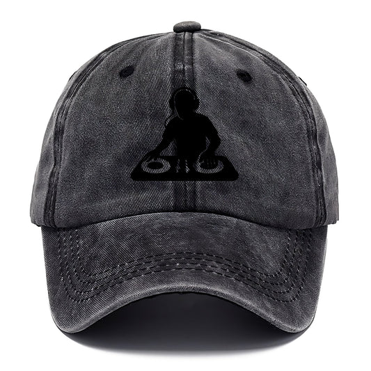 DJ with turntables and headphones - Classic Cap