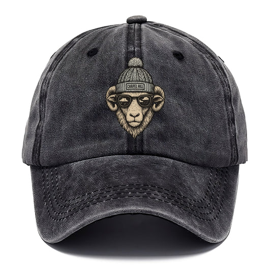 Chapel Hill Tar Heel Ram wearing UNC bea - Classic Cap