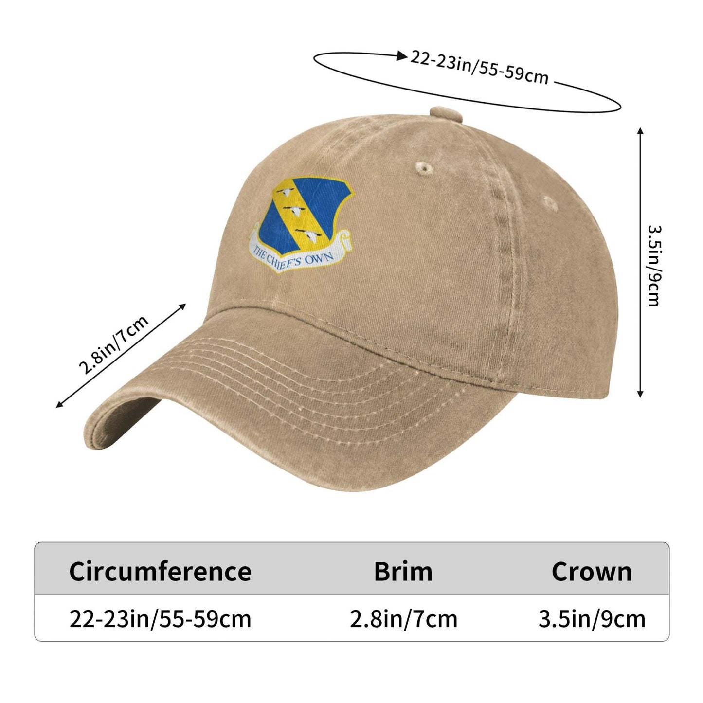 11th Wing Printing unisex baseball cap adjustable cap veteran gift