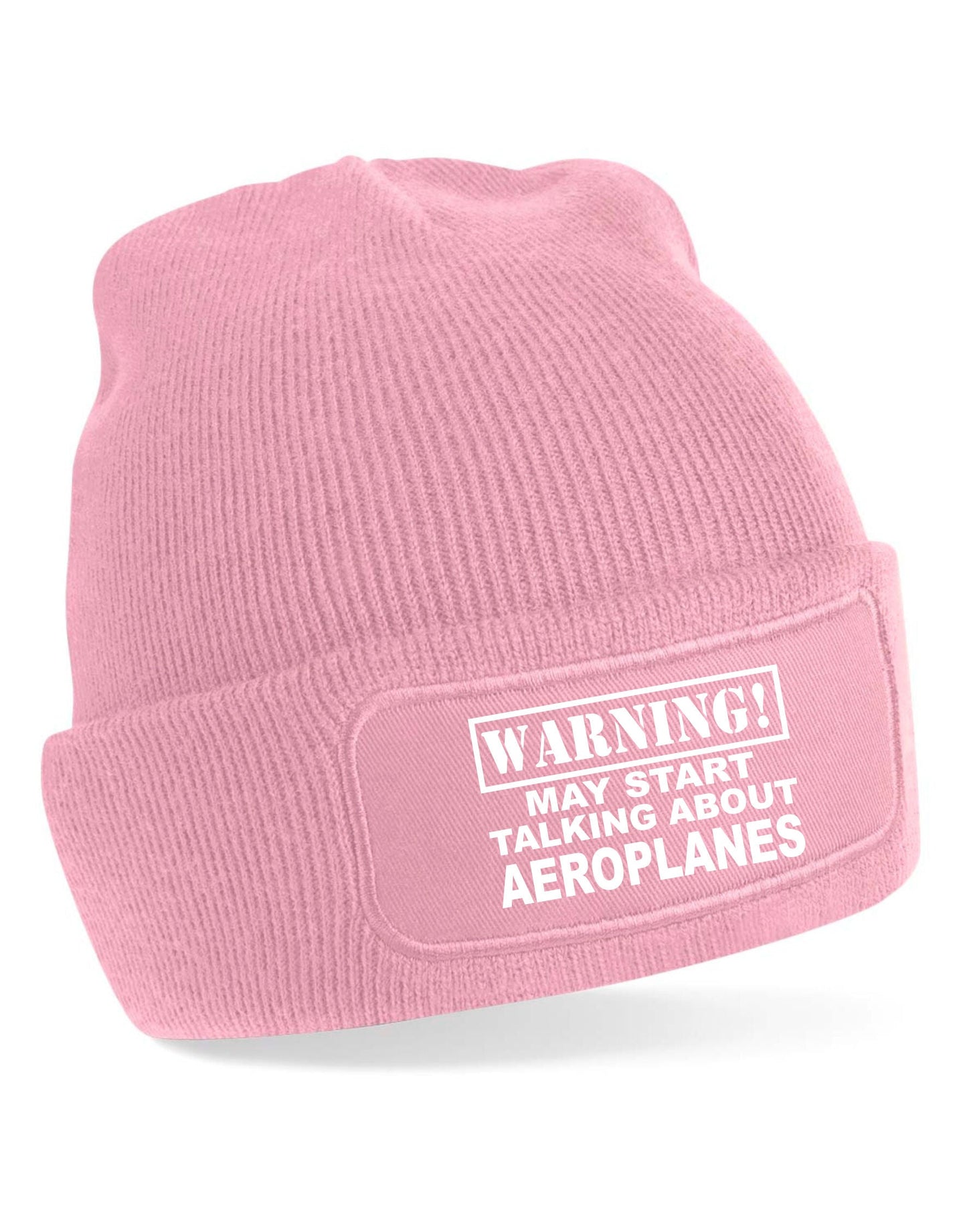 May Talk About Aeroplanes Beanie Hat Birthday Gift For Men & Ladies