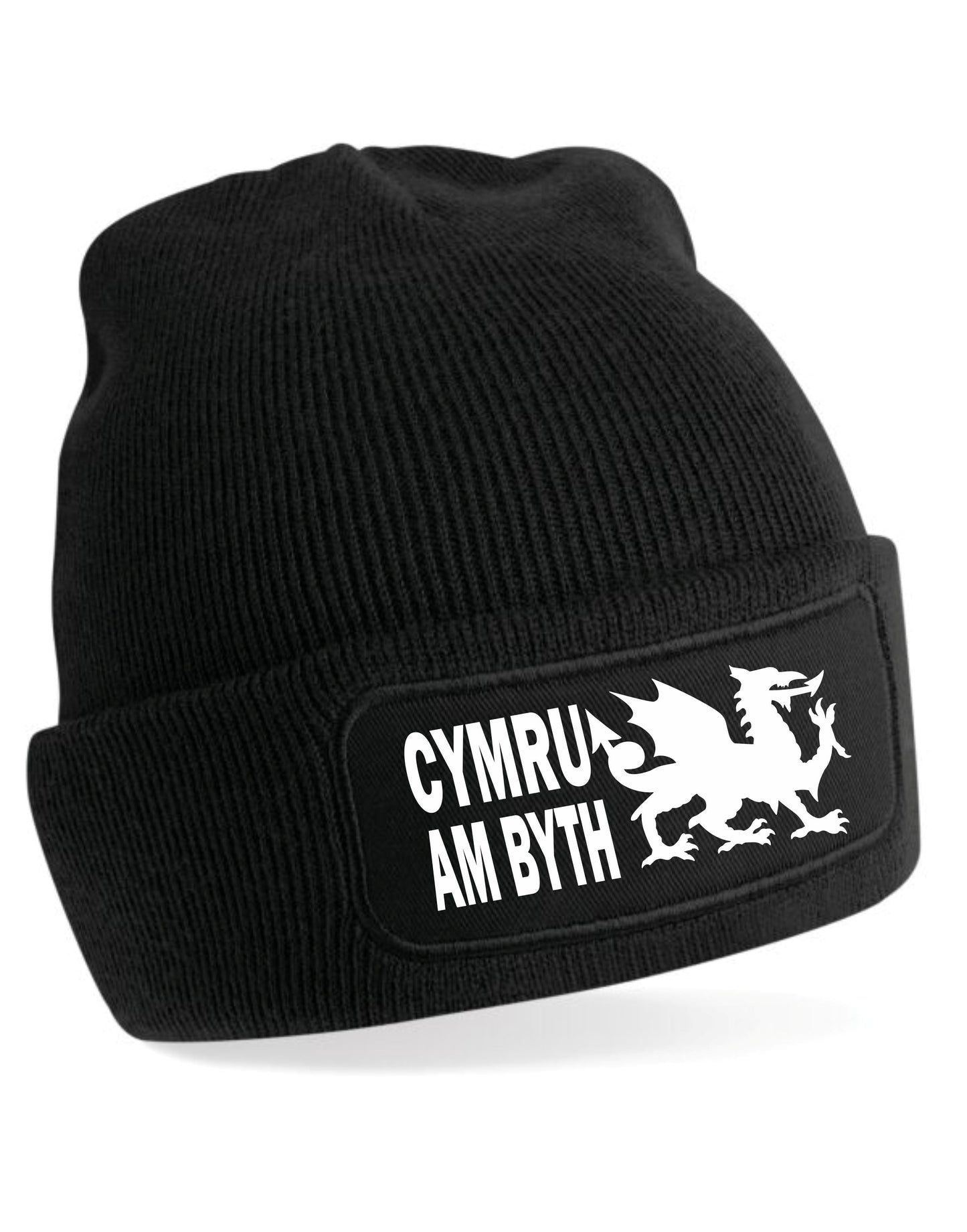 Welsh Dragon Wales Forever Beanie Hat Welsh Gift For Men & Ladies