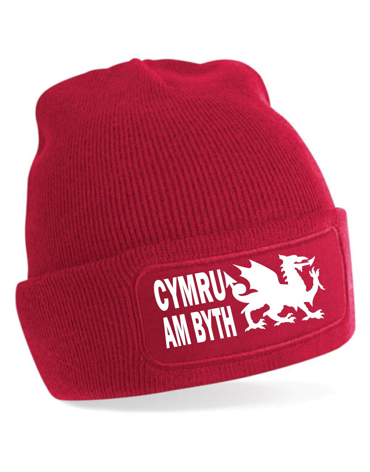 Welsh Dragon Wales Forever Beanie Hat Welsh Gift For Men & Ladies