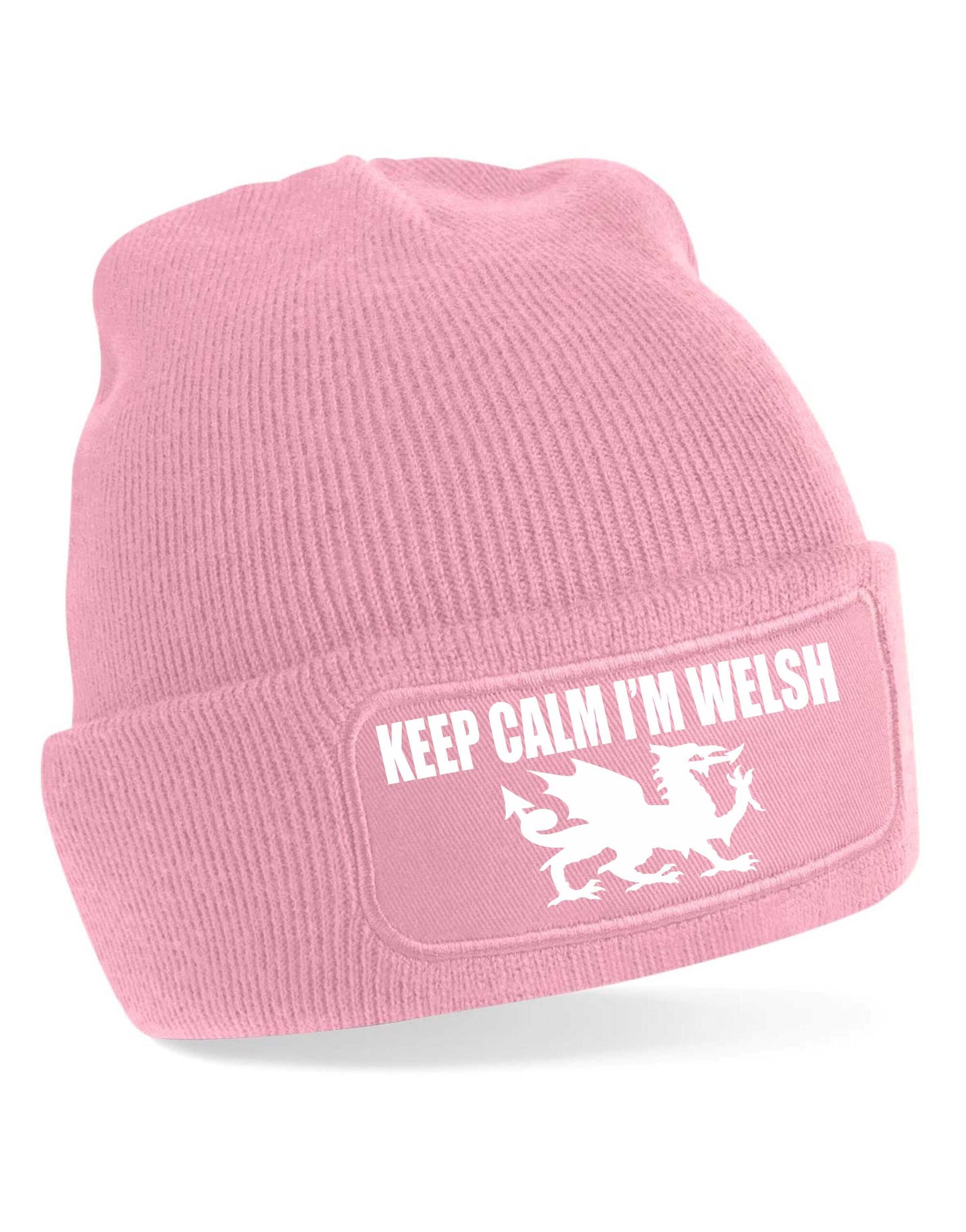 Keep Calm I'm Welsh Beanie Hat Birthday Gift For Men & Ladies