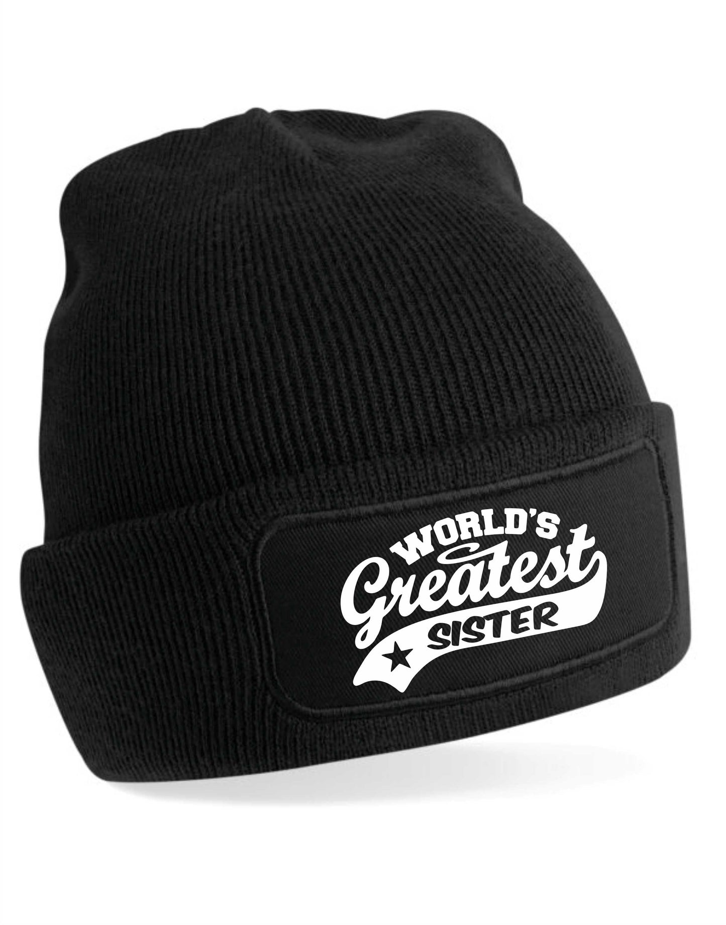 Beanie Hat Greatest Sister Gift For Ladies Birthday Present Mothers Day