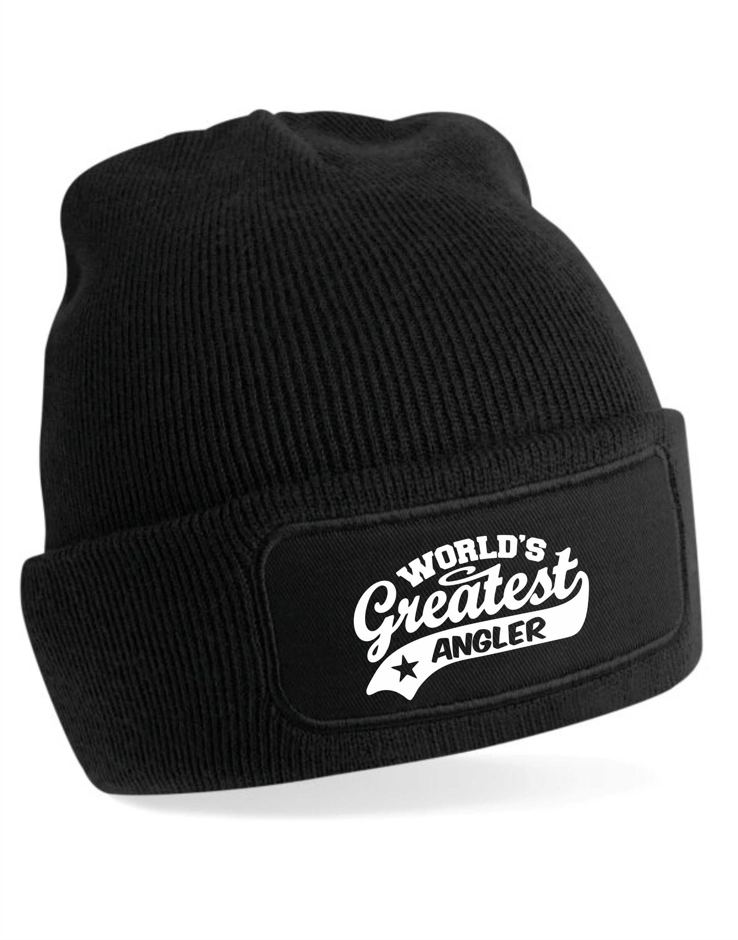Beanie Hat Greatest Angler Gift For Her Gift For Him Fishing Birthday Present