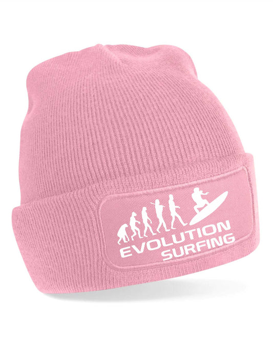 Evolution Of Surfing Beanie Hat WaterSport Birthday Gift For Men & Ladies