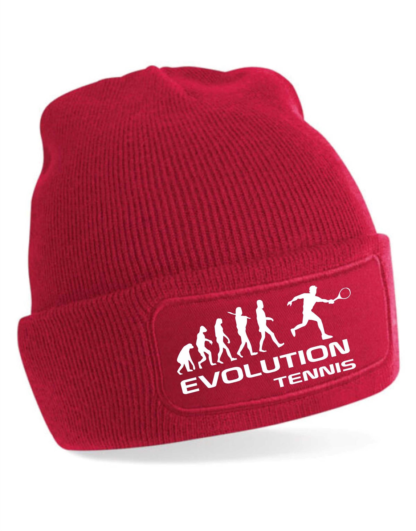 Evolution Of Tennis Beanie Hat Sport Hobby Birthday Gift For Men & Ladies