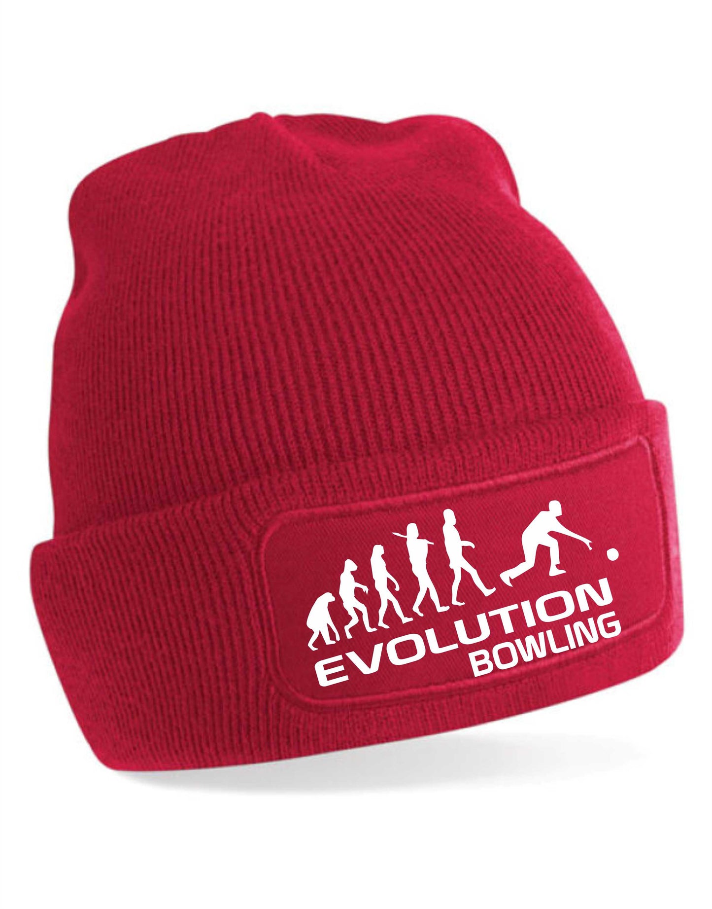 Evolution Of Bowling Beanie Hat Sport Hobby Birthday Gift For Men & Ladies