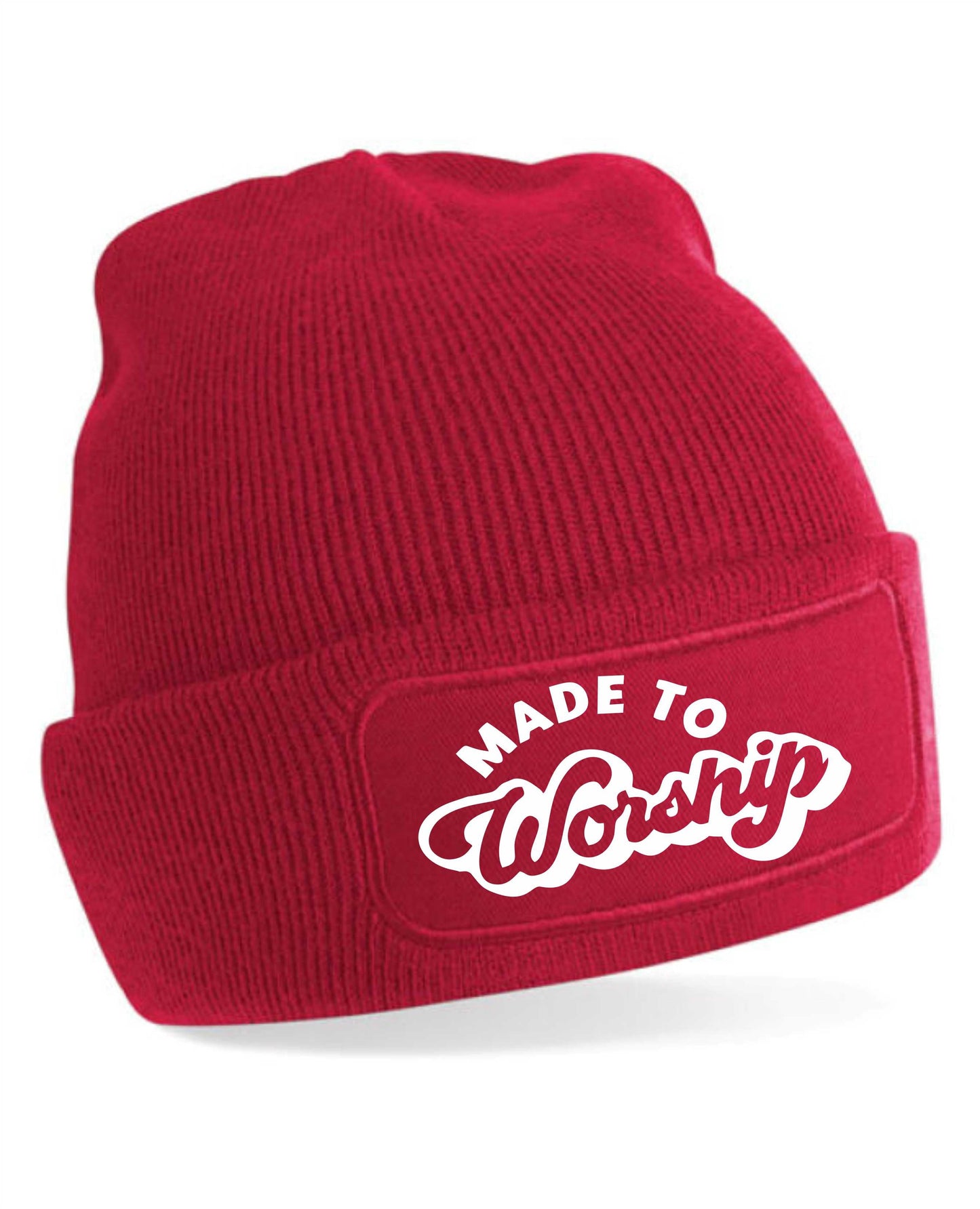 Made To Worship Beanie Hat Religious Birthday Gift For Men & Ladies