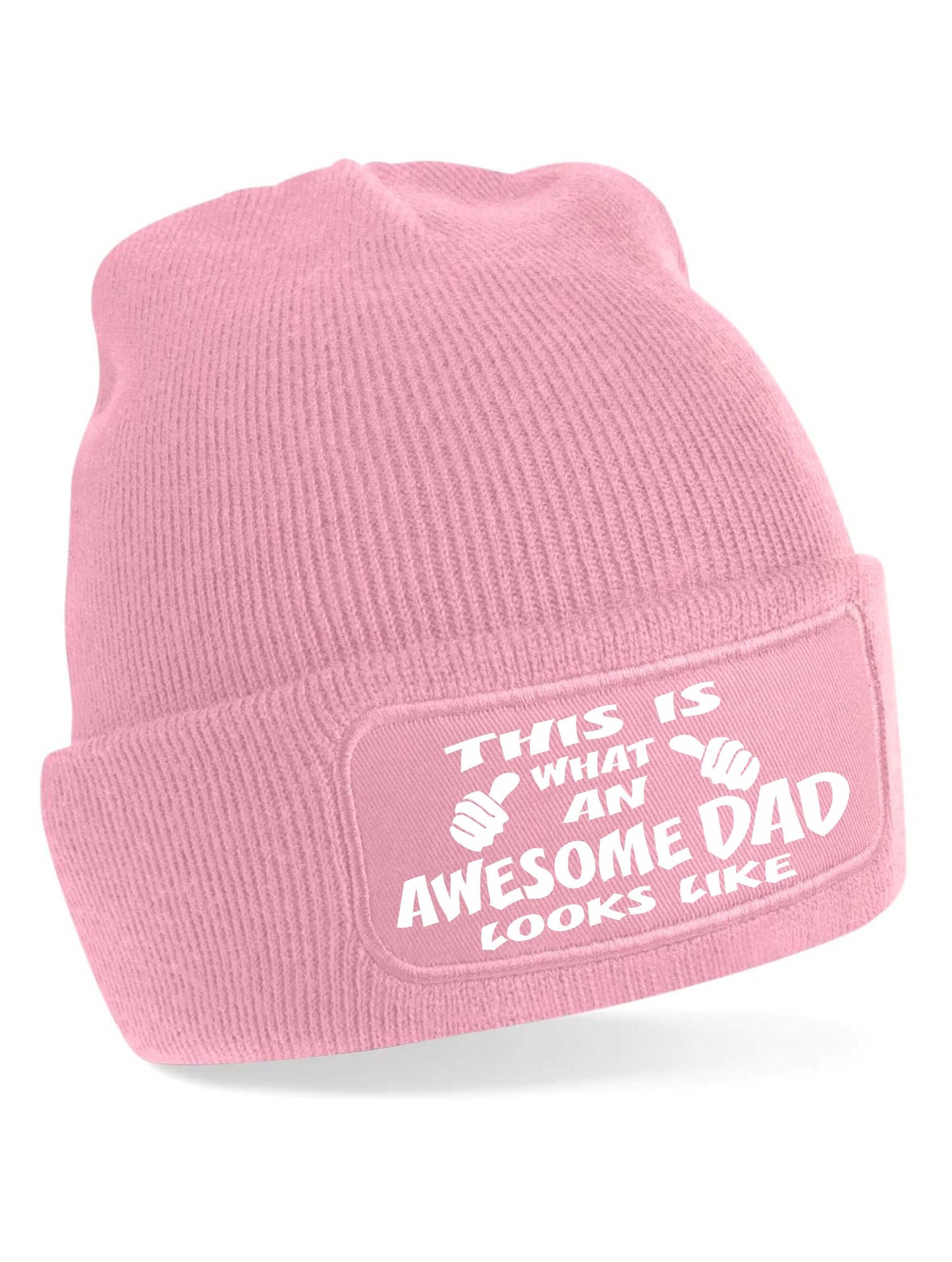 This Is What Awesome Dad Looks Like Gift For Men For Fathers Day Beanie Hat