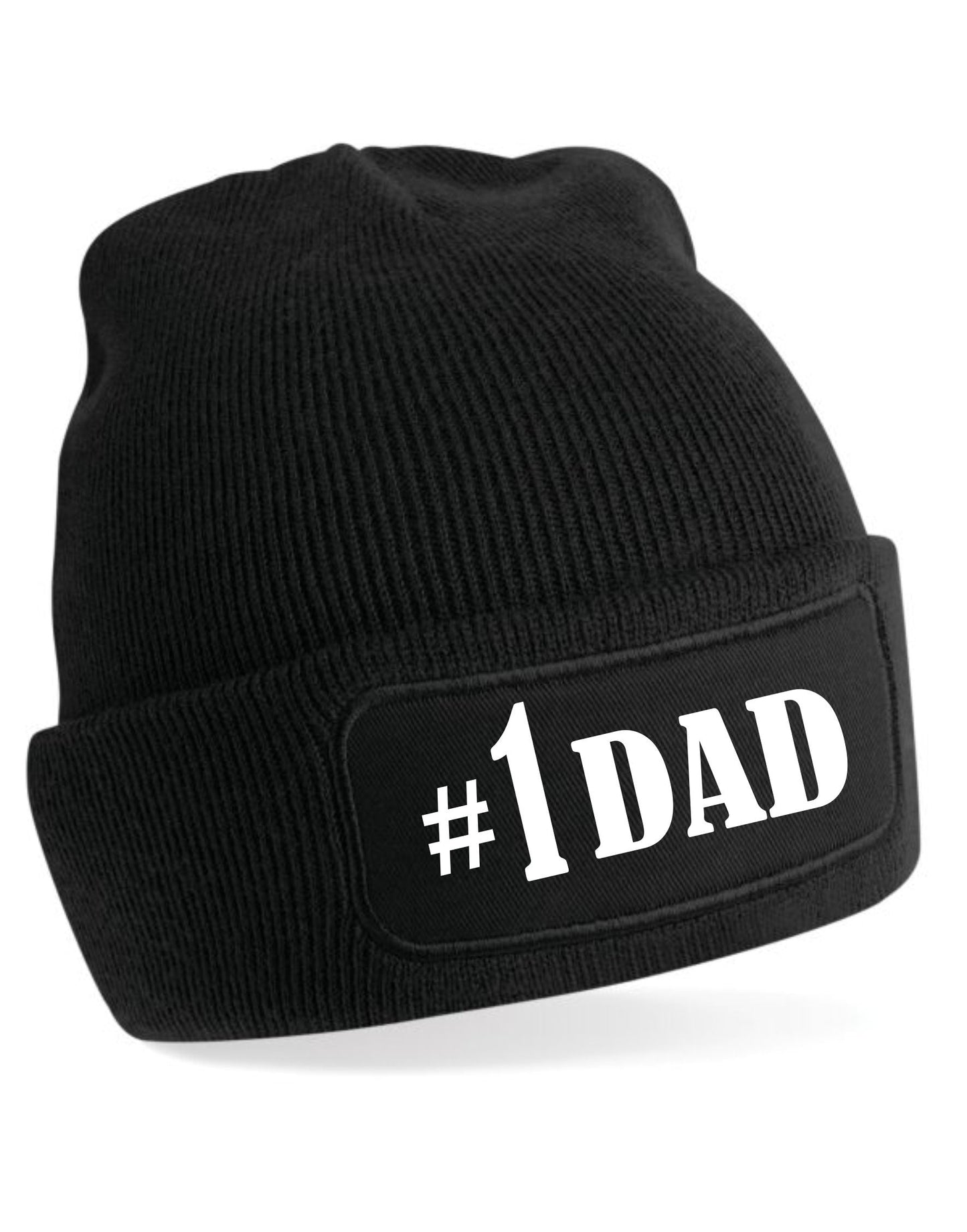 Number 1 Dad Beanie Hat Great Father's Day Or Birthday Gift For Men