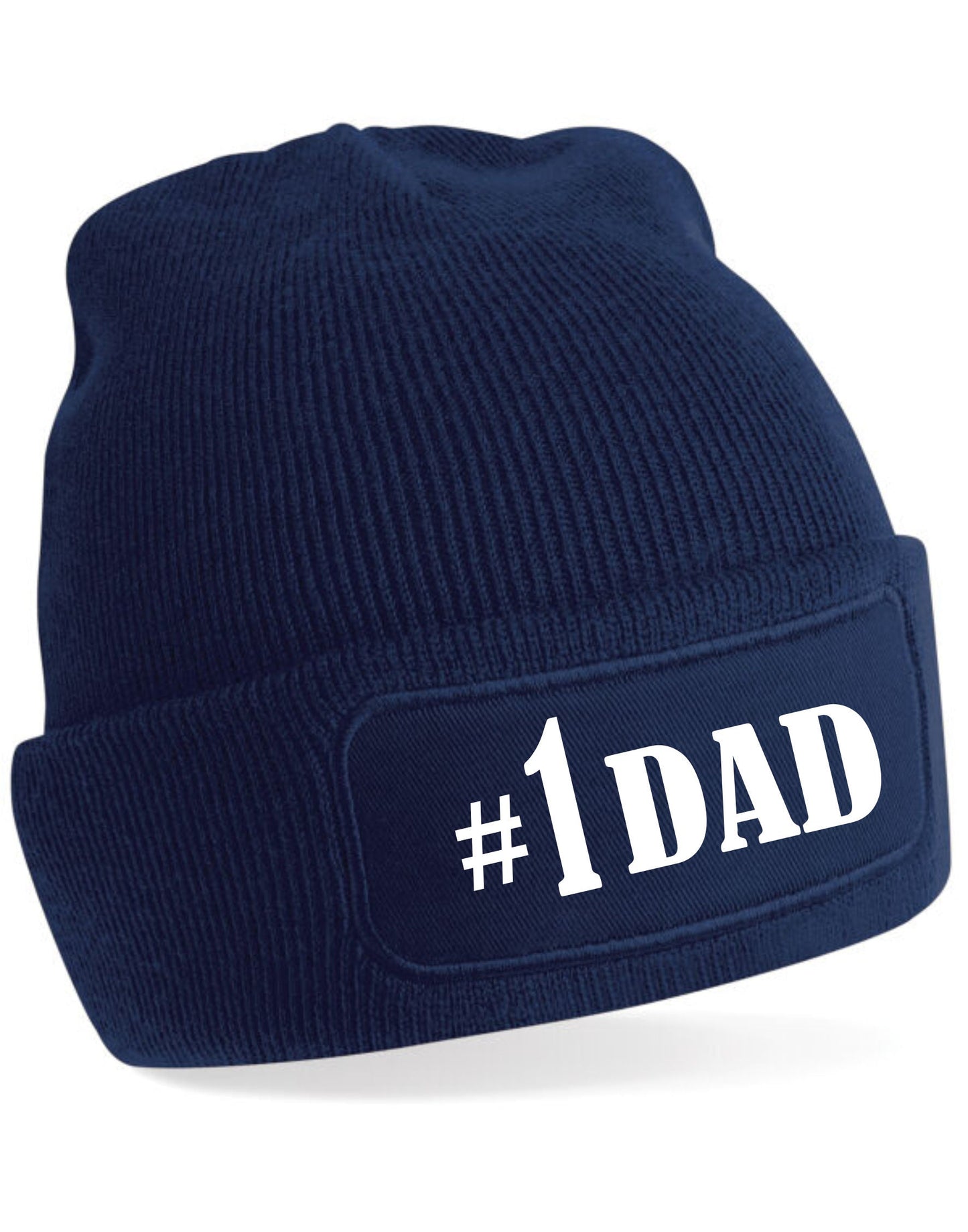 Number 1 Dad Beanie Hat Great Father's Day Or Birthday Gift For Men