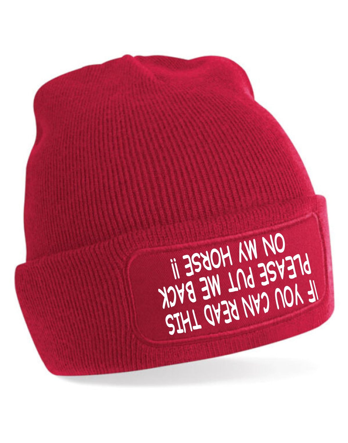 If You Can Read This Horse Riding Beanie Hat Gift Idea for Horse Lovers