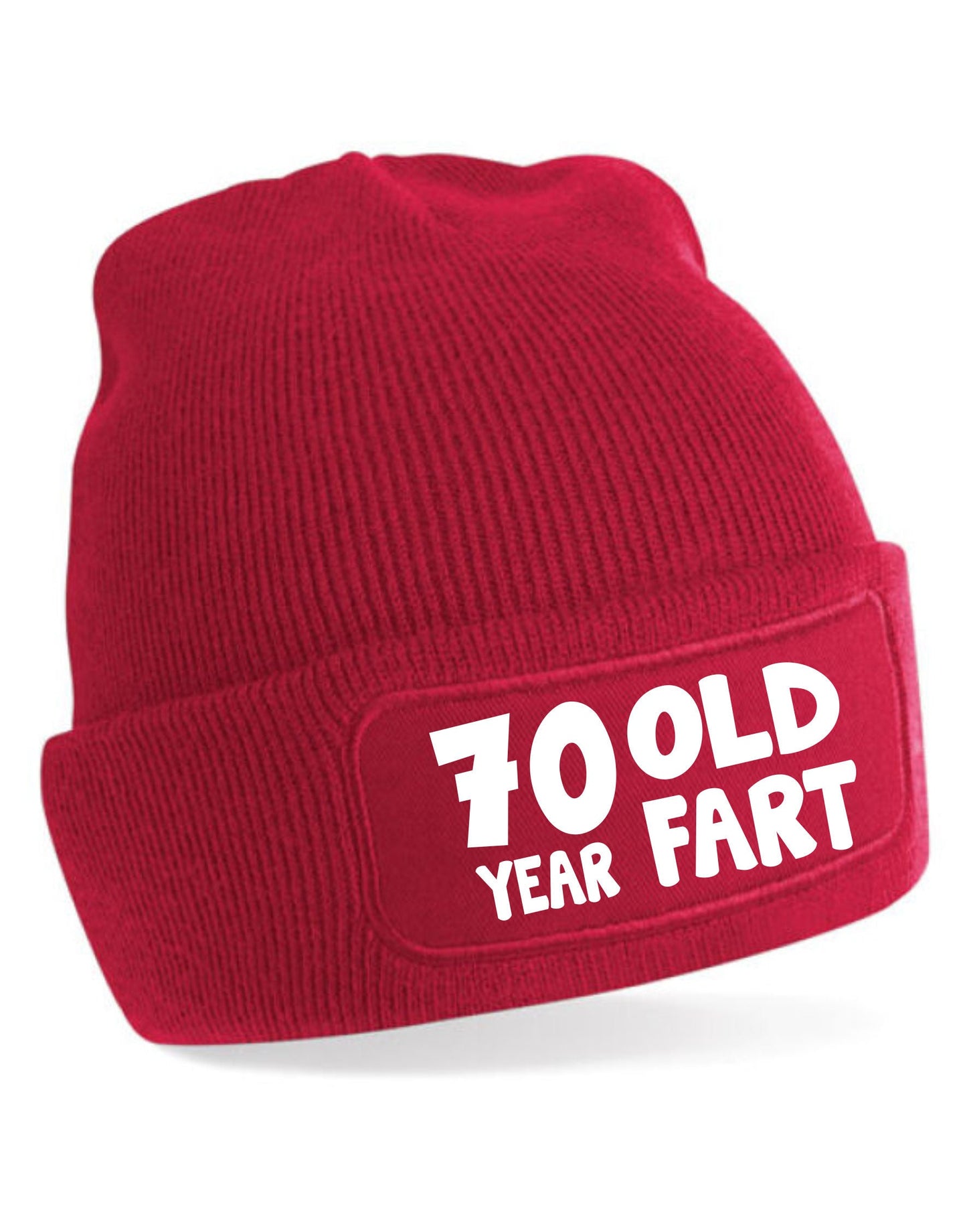 70 Year Old Fart Beanie Hat 70th Birthday Gift For Men & Ladies