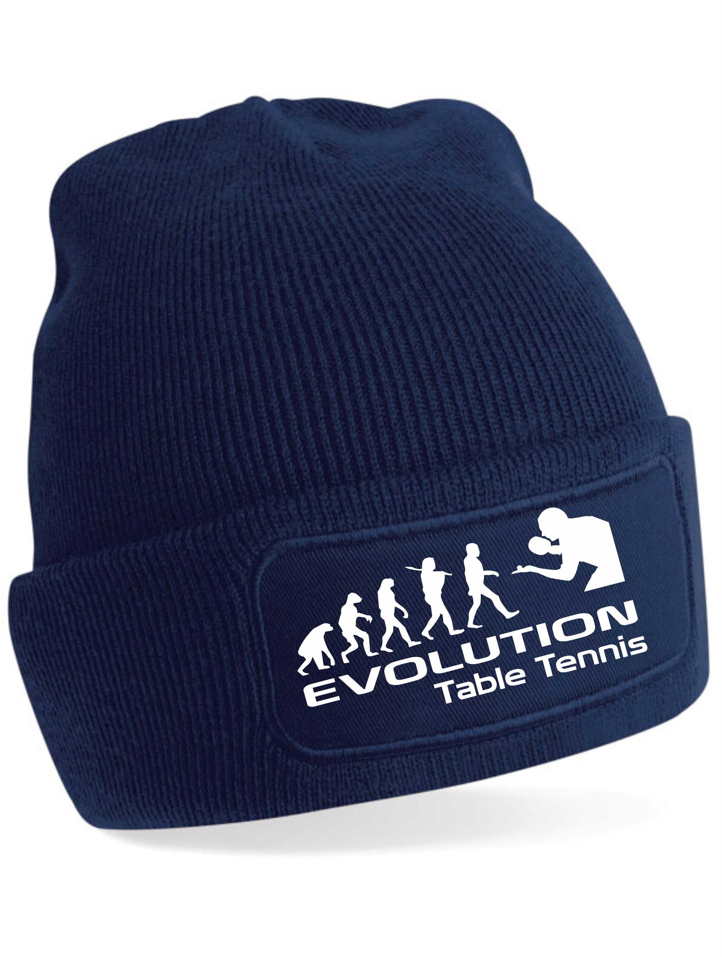 Evolution Of Table Tennis Beanie Hat Sport Hobby Birthday Gift For Men & Ladies