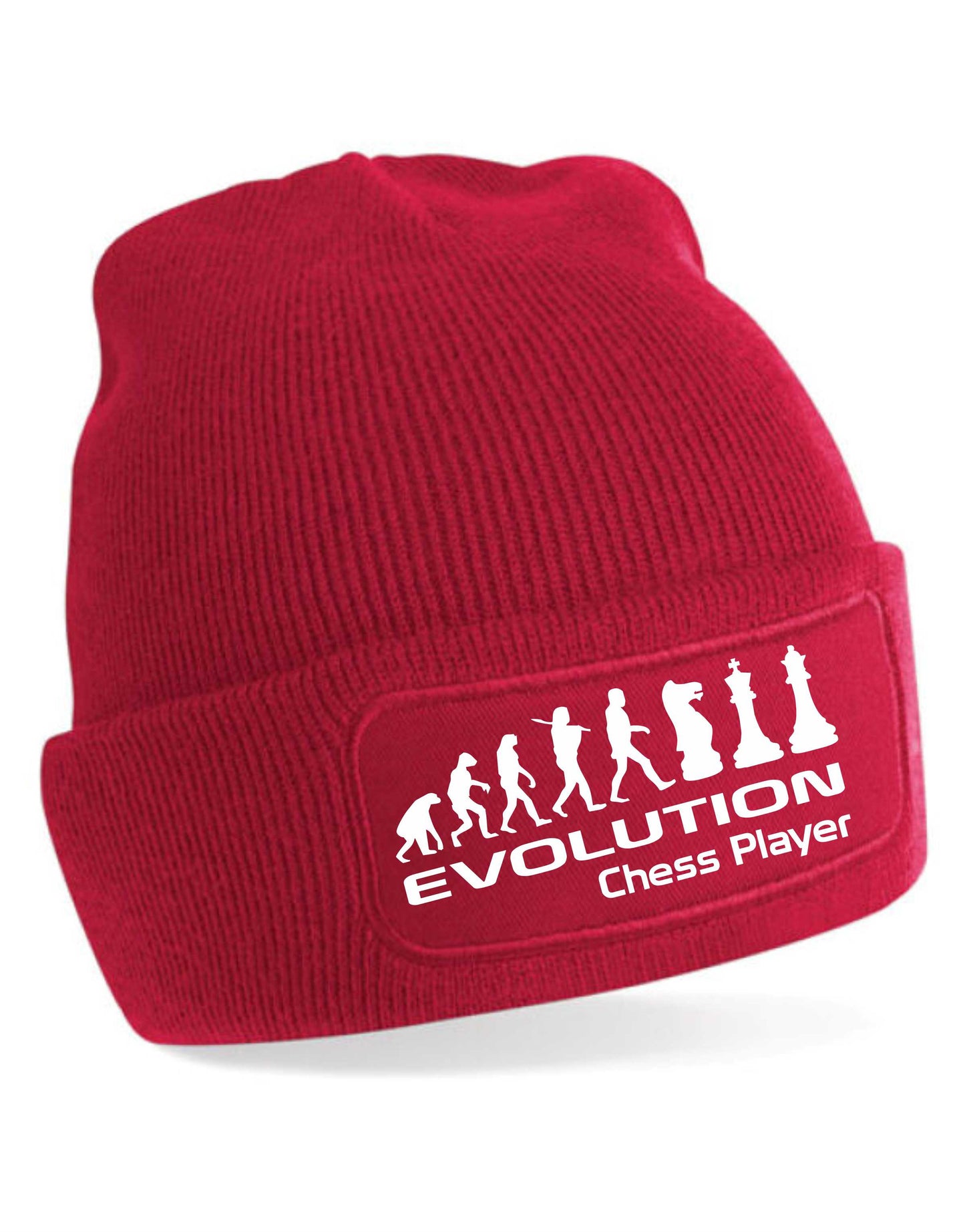 Evolution Of Chess Player Beanie Hat Hobby Birthday Gift For Men & Ladies