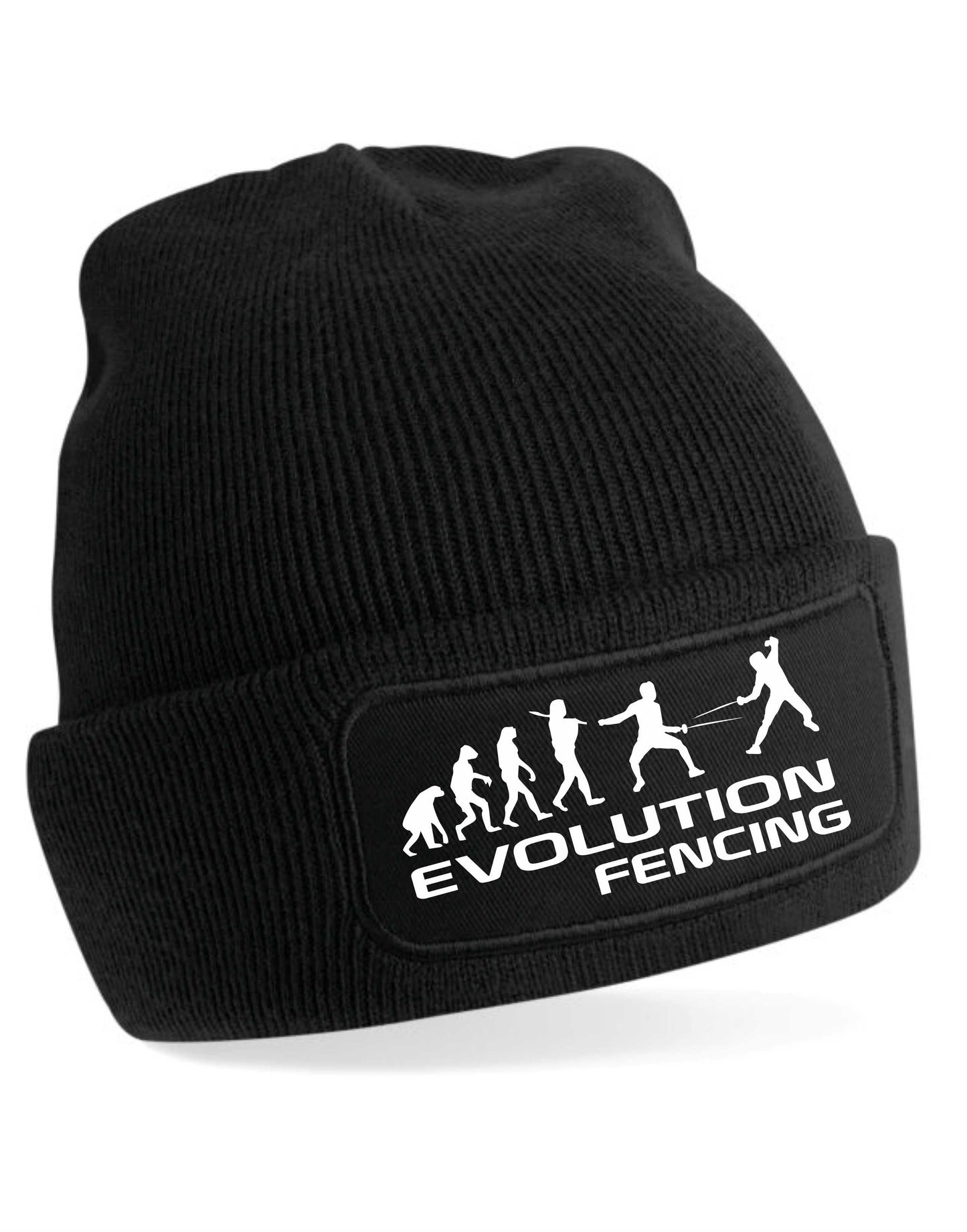 Evolution Of Fencing Beanie Hat Sport Hobby Birthday Gift For Men & Ladies