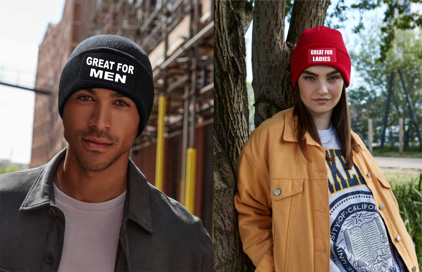 Warning May Talk About Fishing Unisex Slouch Cuffed Soft Feel Beanie Hat
