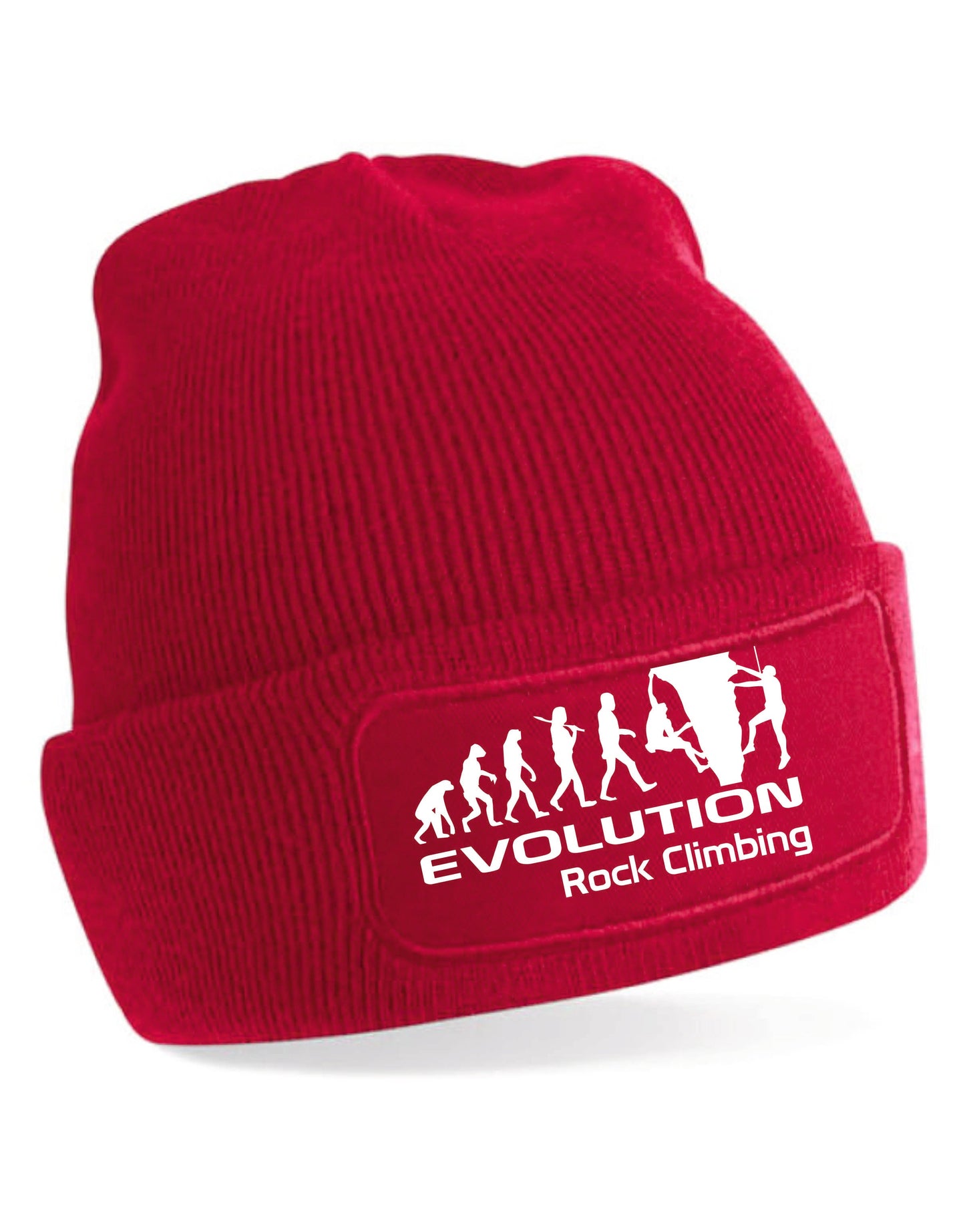 Evolution Of Rock Climbing Beanie Birthday Gift Great For Men & Women