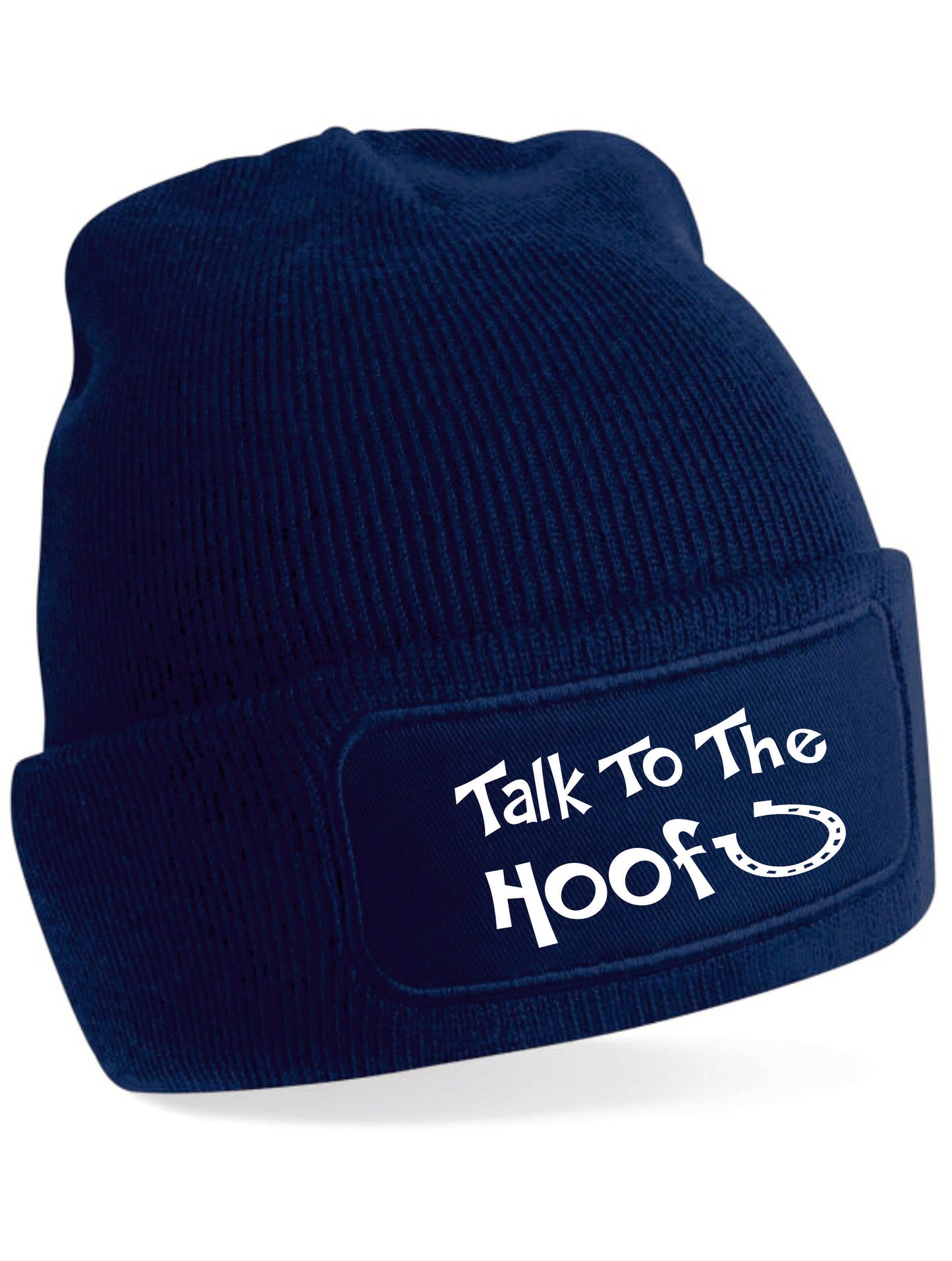 Talk To The Hoof Beanie Hat Horse Riding Gift Great For Men & Women