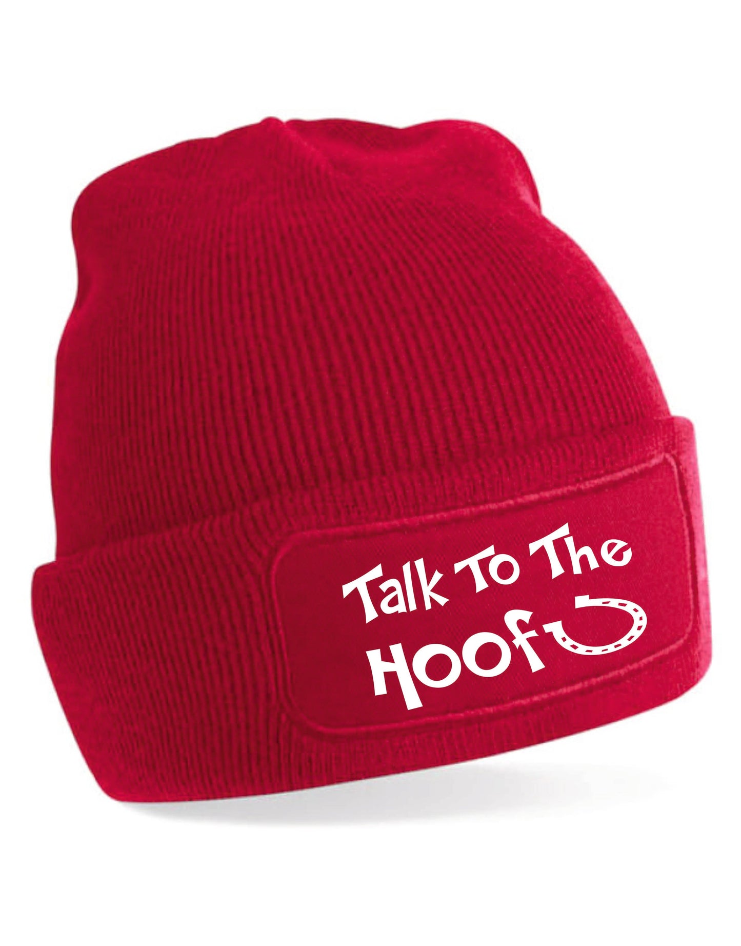 Talk To The Hoof Beanie Hat Horse Riding Gift Great For Men & Women