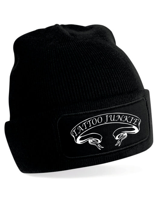 Tattoo Junkie Beanie Hat Birthday Tattoo Gift Great For Men & Ladies