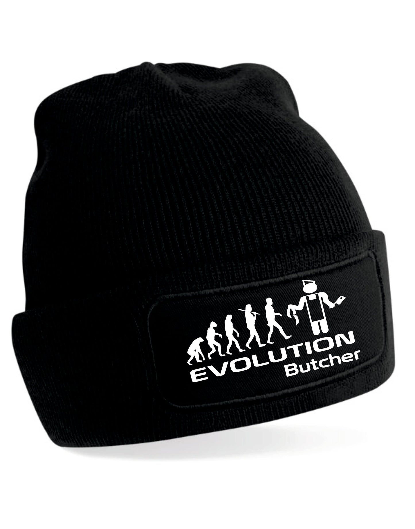 Evolution Of A Butcher Beanie Hat Birthday Gift Great For Men & Ladies