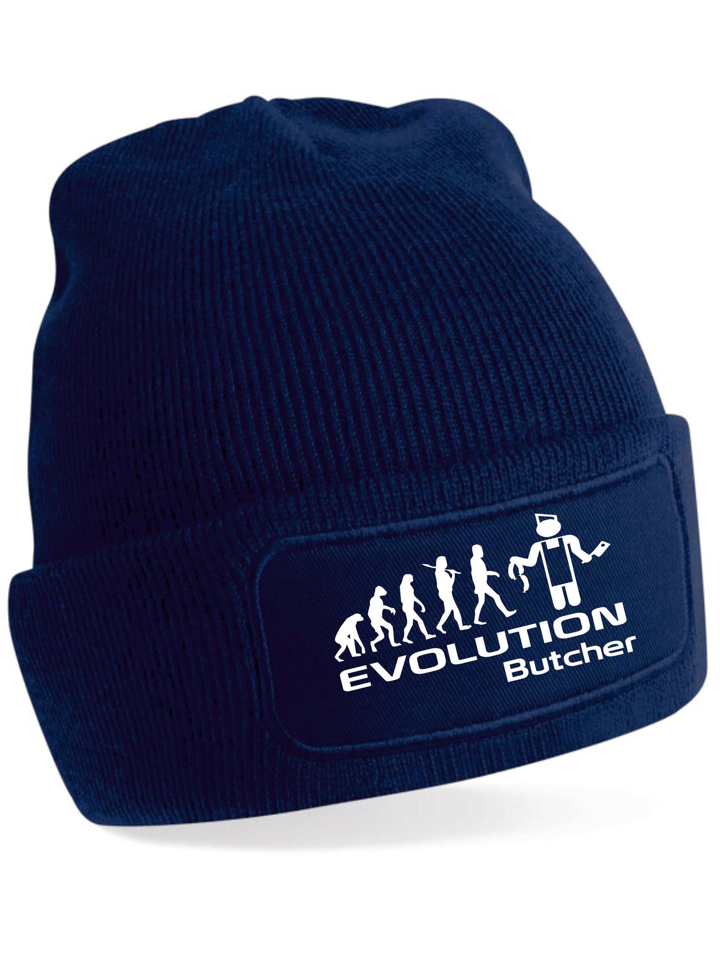 Evolution Of A Butcher Beanie Hat Birthday Gift Great For Men & Ladies