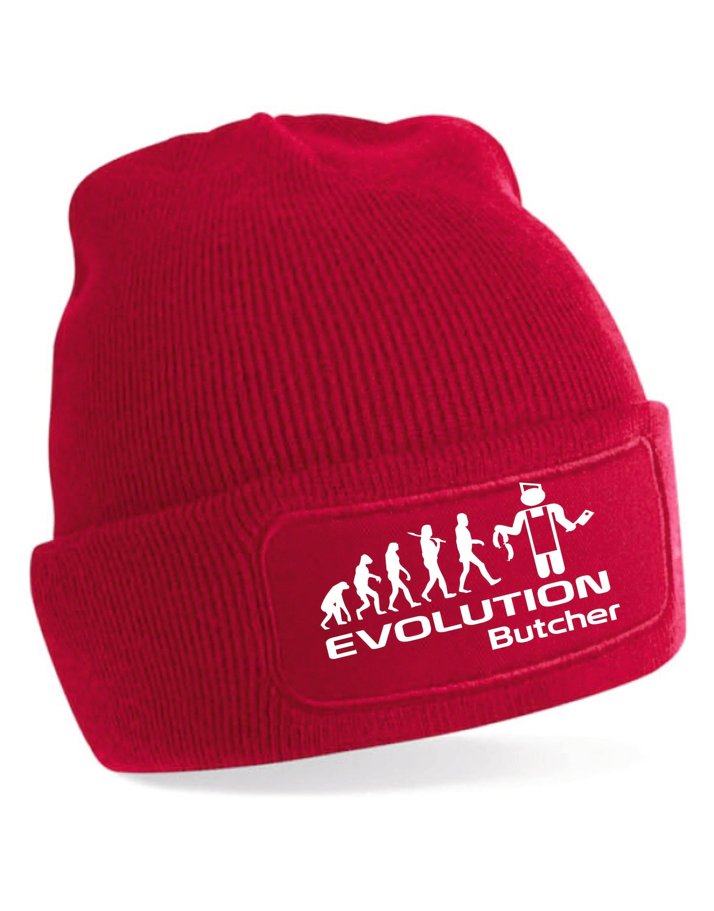 Evolution Of A Butcher Beanie Hat Birthday Gift Great For Men & Ladies