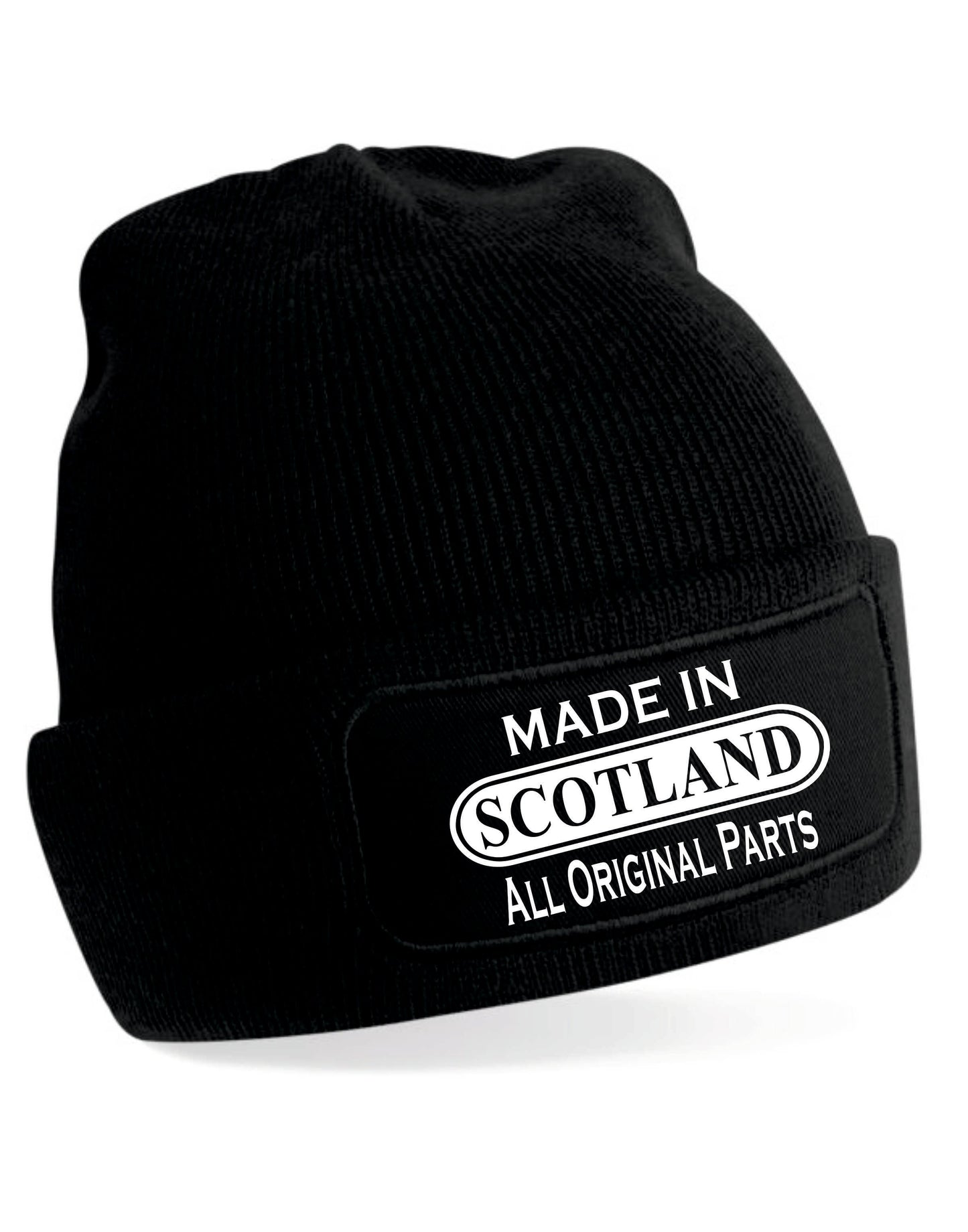 Made In Scotland Beanie Hat Birthday Scottish Gift Great For Men & Ladies
