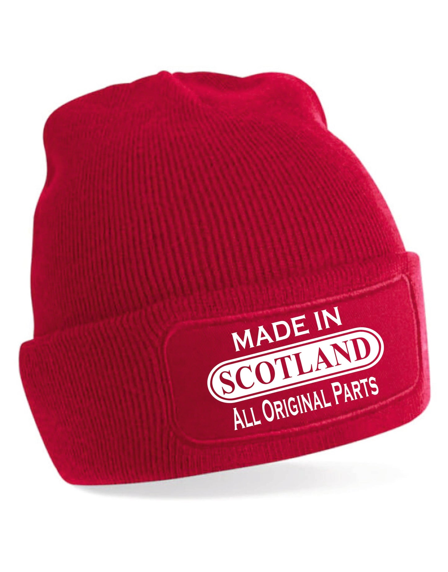 Made In Scotland Beanie Hat Birthday Scottish Gift Great For Men & Ladies