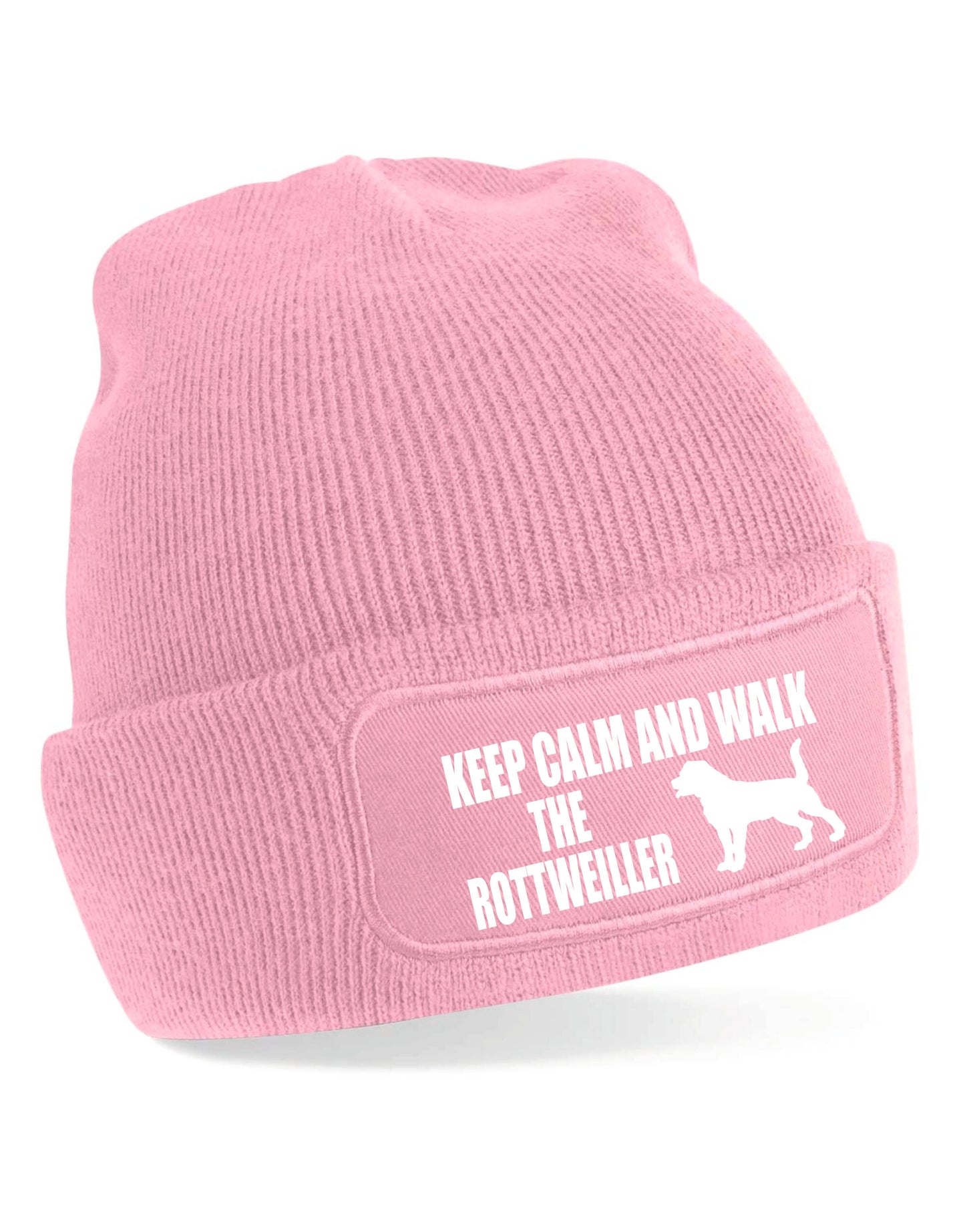 Keep Calm & Walk Rotweiller Beanie Hat Dog Lovers Gift Great For Men & Ladies