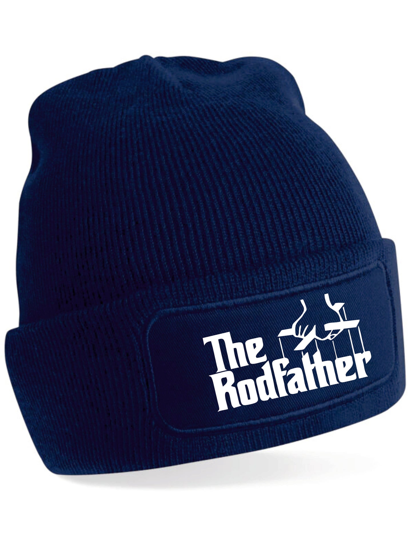 The Rodfather Beanie Hat Birthday Gift For Anglers For Men & Ladies
