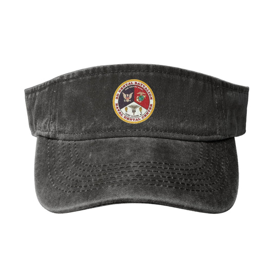 2d Dental Battalion Printing adjustable Empty Top Baseball Sun Cap unisex outdoor sport hat veterans gift