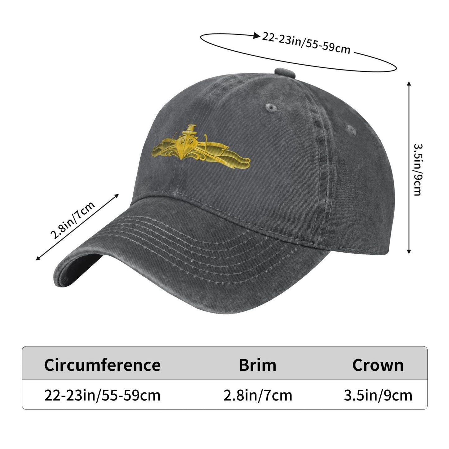 Surface Warfare Officer Insignia Printed unisex baseball cap adjustable cap outdoor sunshade trucker hat