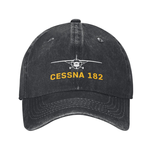 Cessna 182 Printing unisex baseball cap adjustable hats Outdoor leisure hat veteran gift
