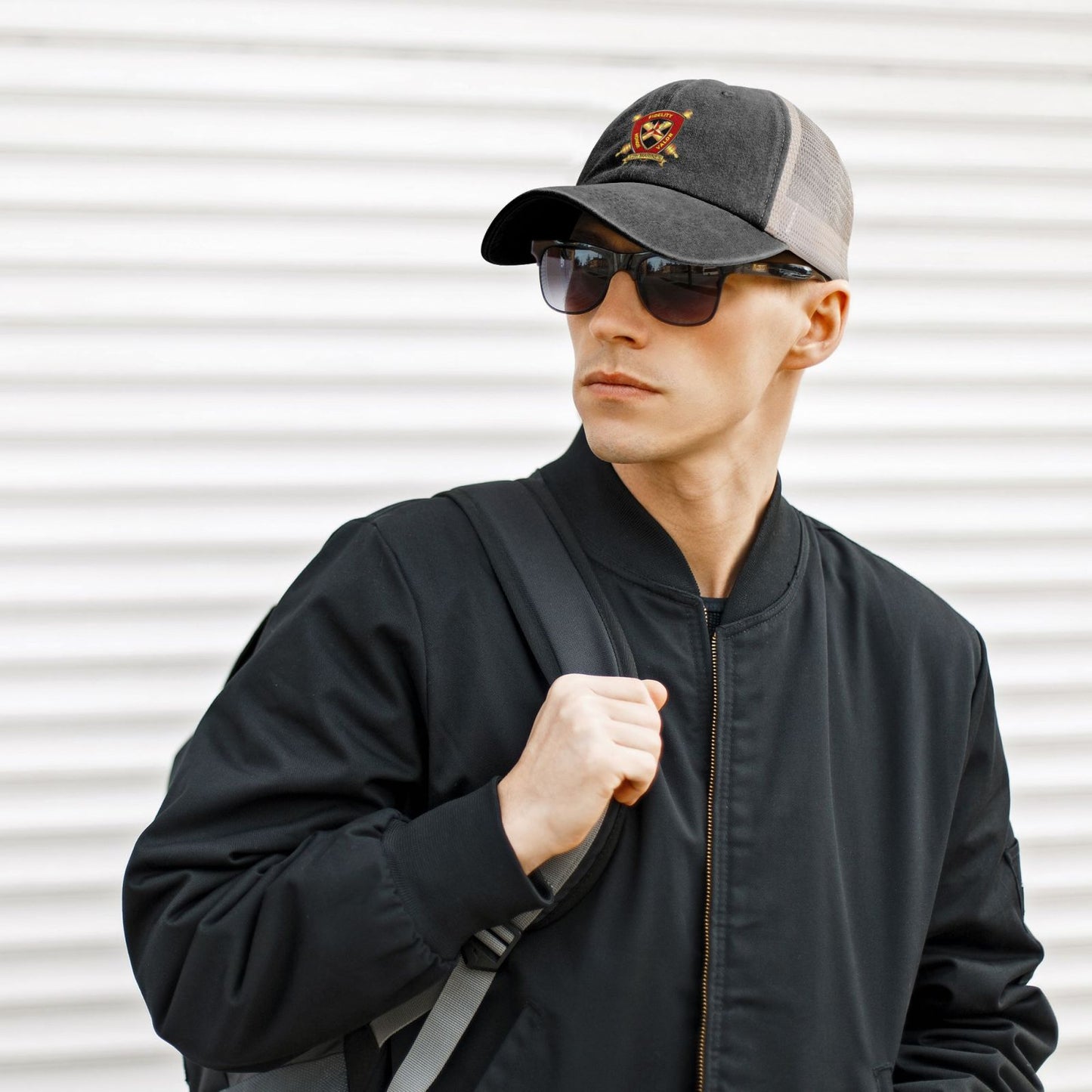 12th Marines Printed unisex baseball cap adjustable grid baseball cap veteran gift
