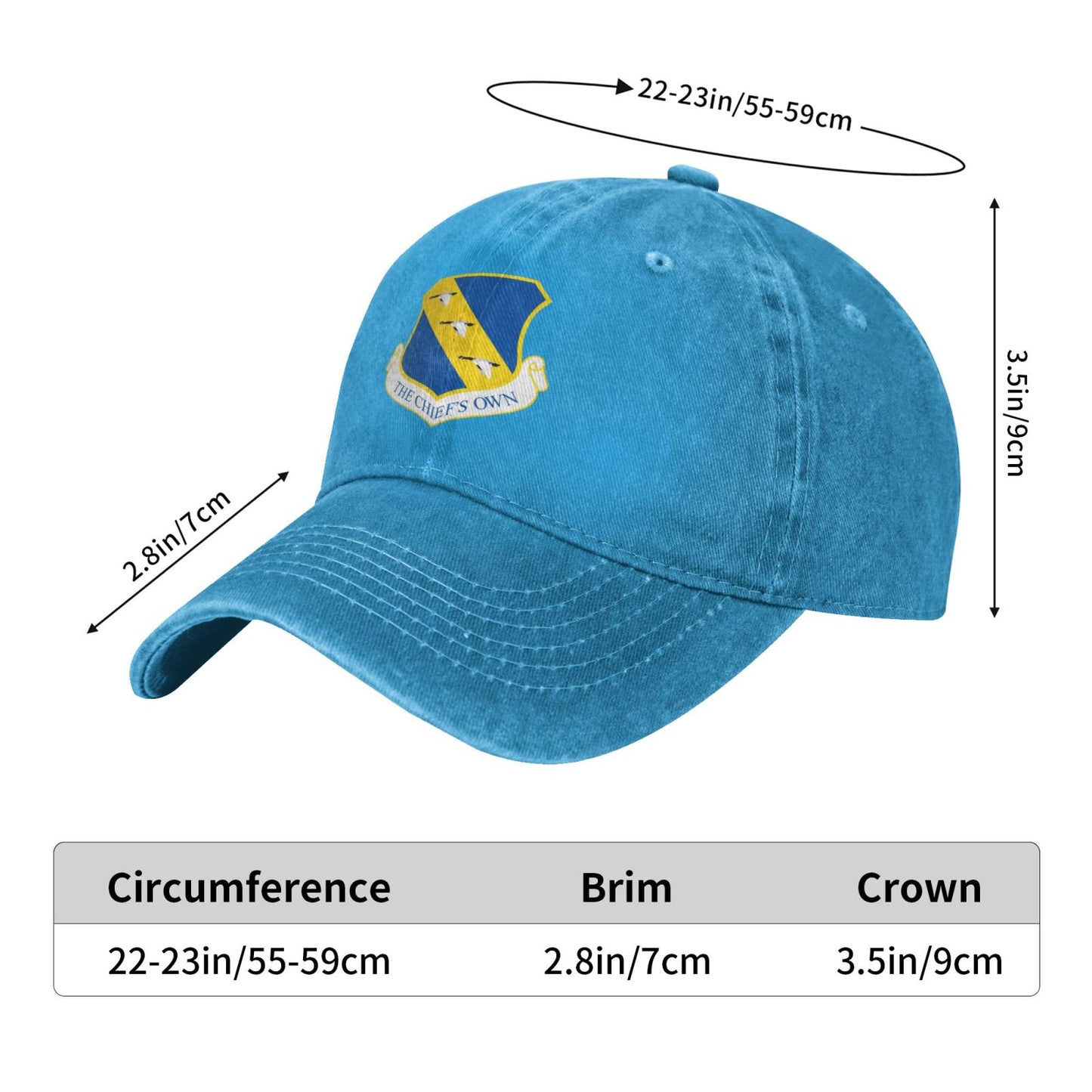 11th Wing Printing unisex baseball cap adjustable cap veteran gift